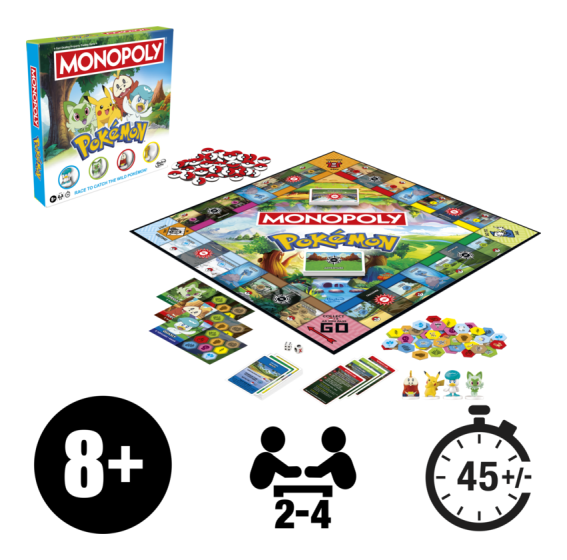 Monopoly Pokémon Edition – Official Hasbro Game