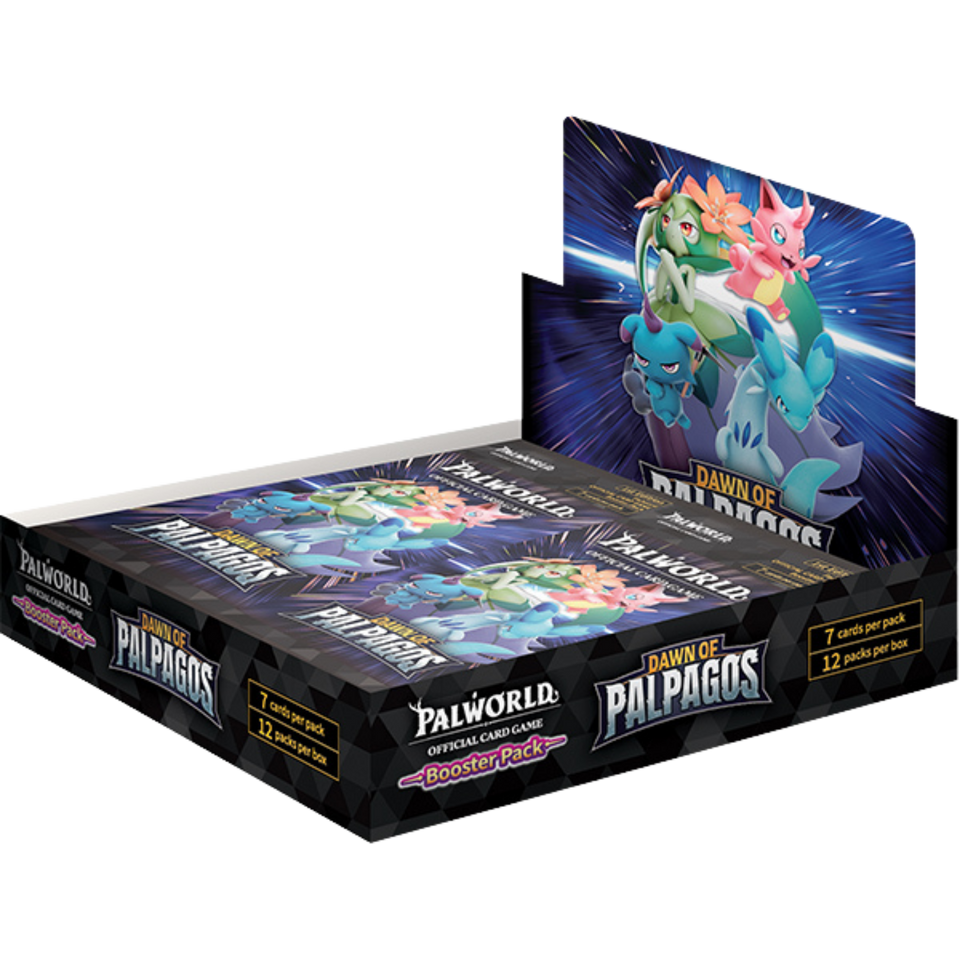 Palworld: Dawn of Palpagos Booster Box (12 Packs) 1st Edition with misprint