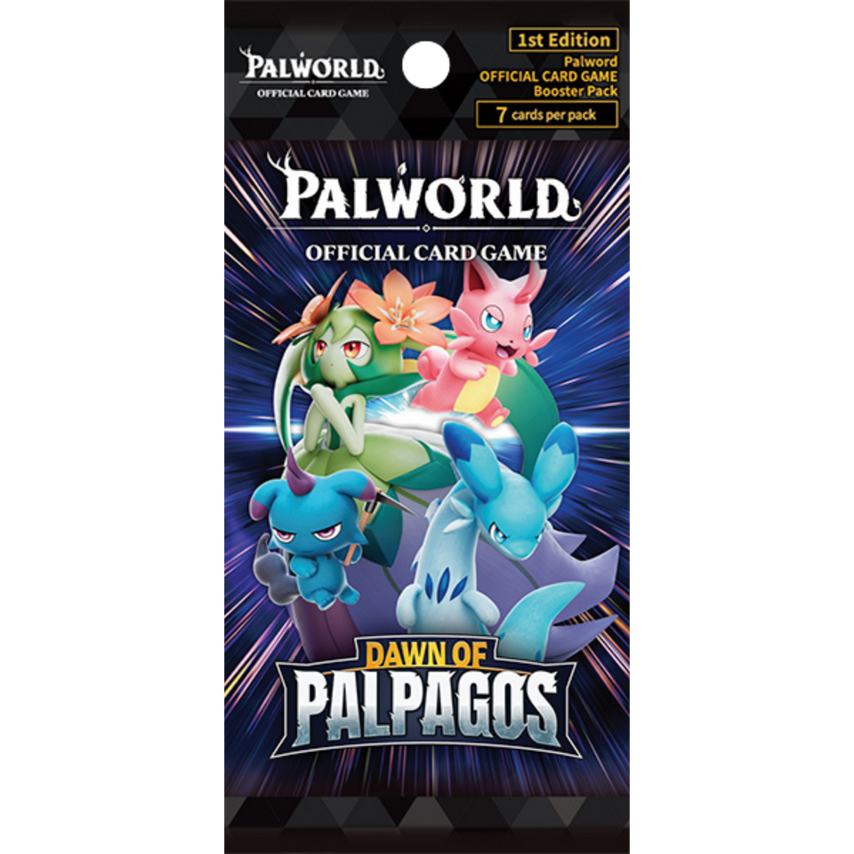Palworld: Dawn of Palpagos Booster Box (12 Packs) 1st Edition with misprint