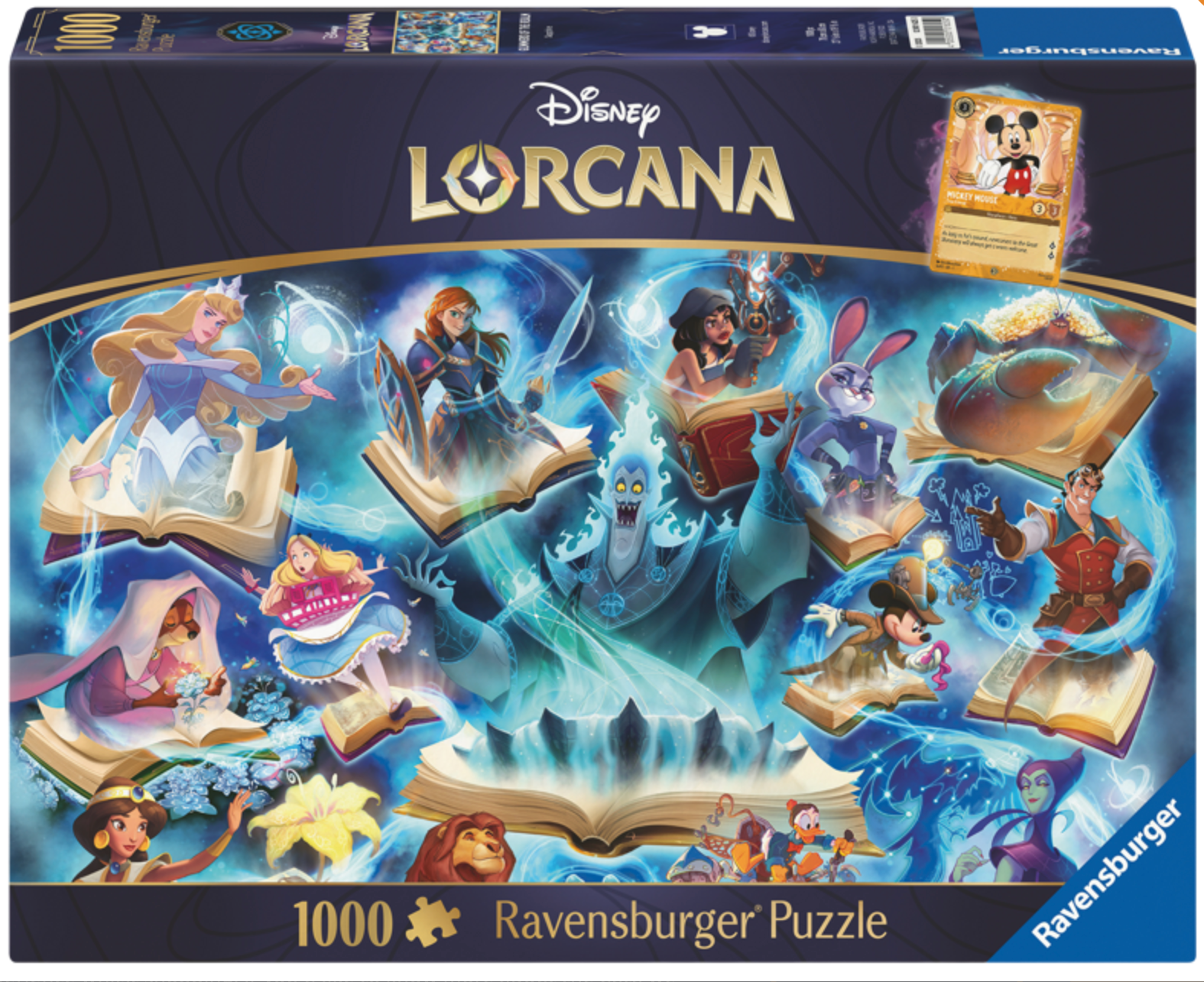 Ravensburger Disney Lorcana Glimmers of the Realm: Sapphire 1000 Piece Puzzle