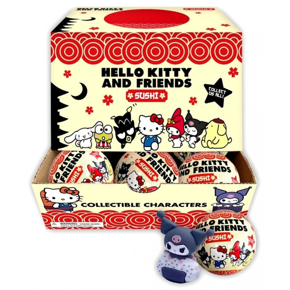 Hello Kitty & Friends: Sushi Figure Blind Capsules