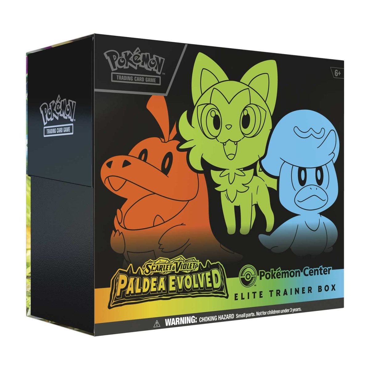 Pokemon: Paldea Evolved - Pokemon Center Elite Trainer Box ETB with Grail Guard Acrylic Case