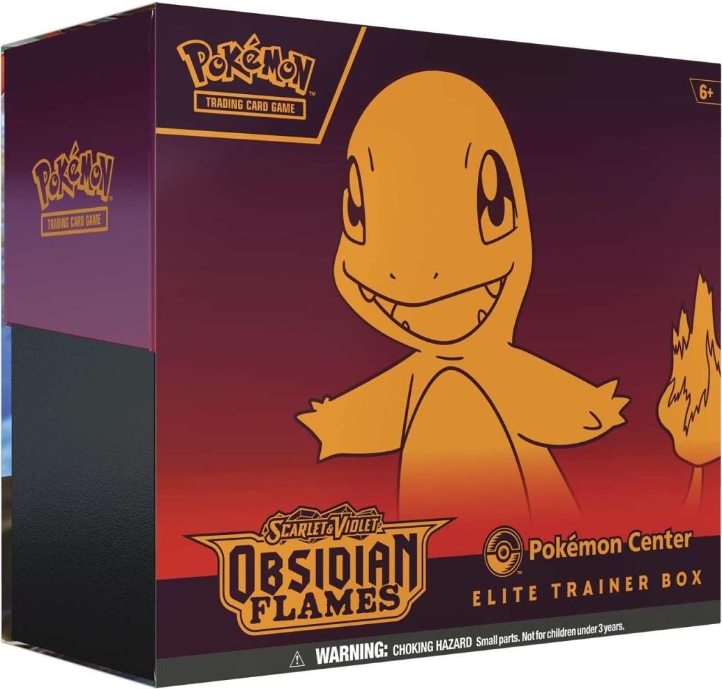 Pokemon: Obsidian Flames - Pokemon Center Elite Trainer Box ETB with Grail Guard Acrylic Case