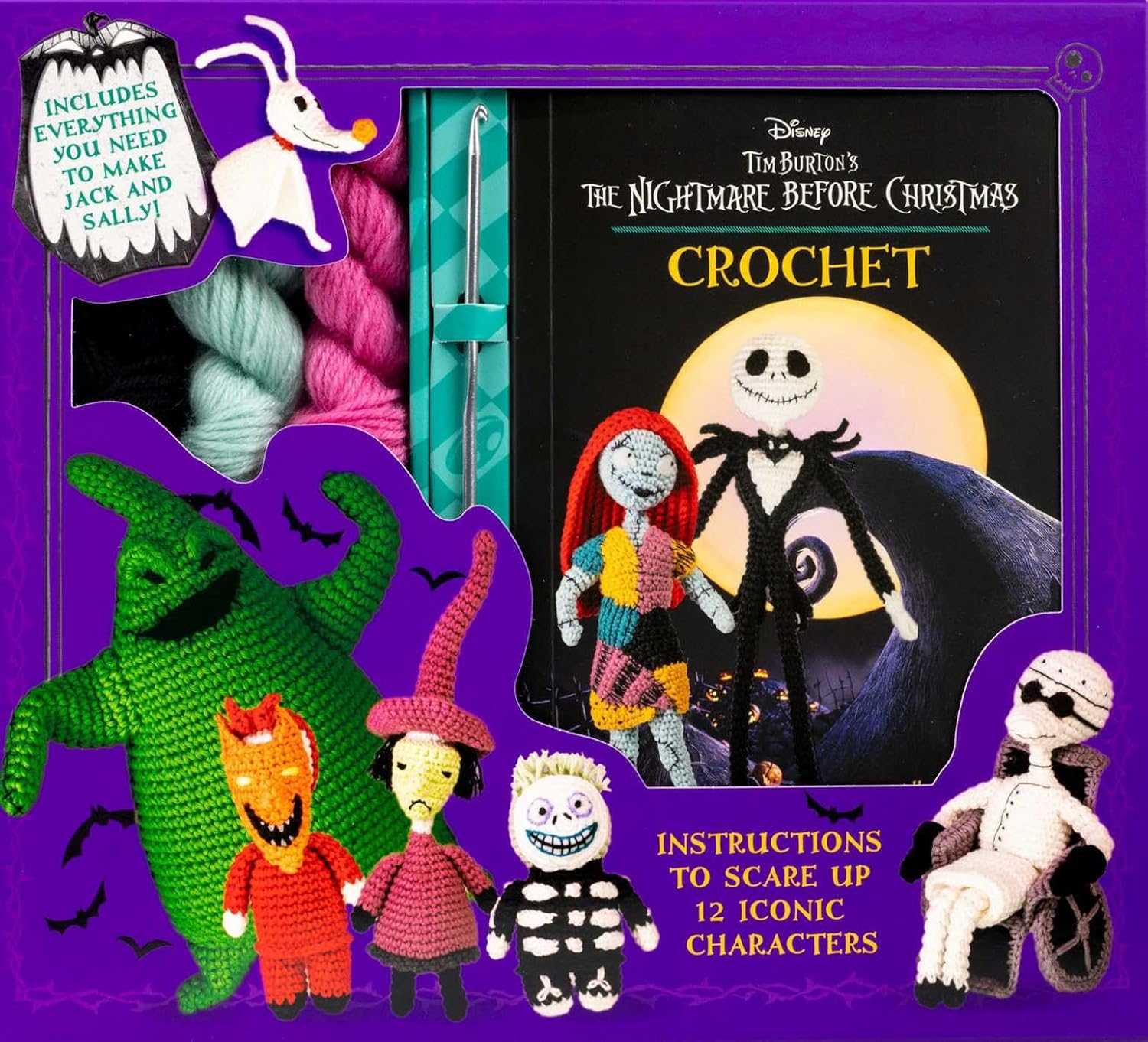 Disney Tim Burton's The Nightmare Before Christmas Crochet Kit