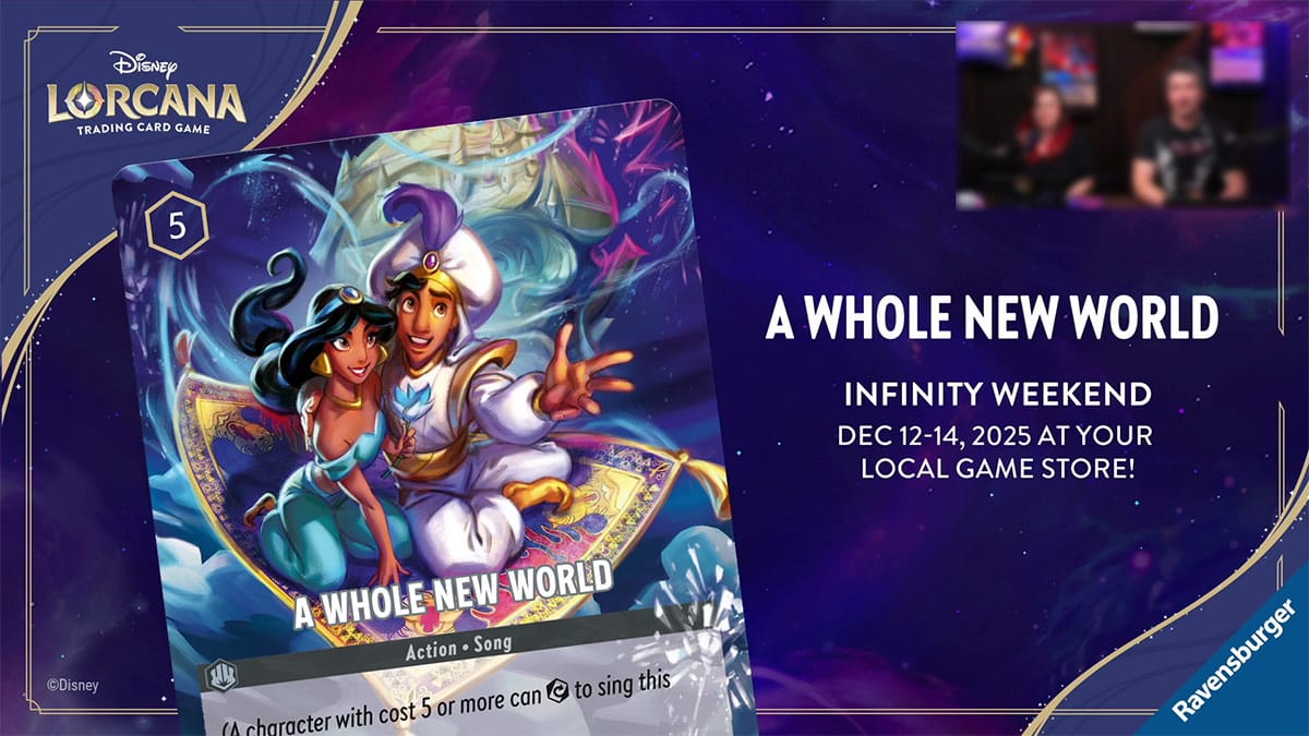 Ticket: Lorcana Infinity Weekend Constructed Event - A Whole New World
