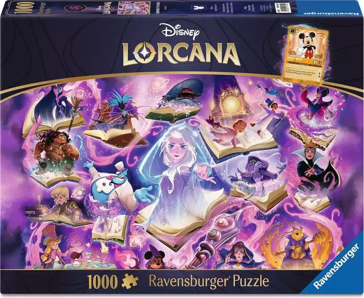 Ravensburger Disney Lorcana Glimmers of the Realm: Amethyst 1000 Piece Puzzle