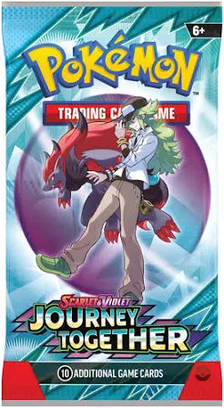 Pokemon TCG: Journey Together - Half Booster Box (18 Packs) Pokemon TCG: Journey Together - Half Booster Box (18 Packs)