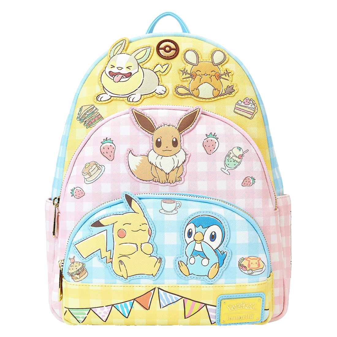 Loungefly - Pokemon Cafe Triple Pocket Backpack