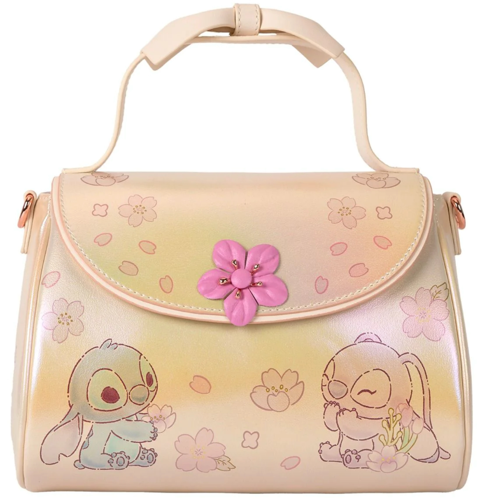 Loungefly: Disney Cute Stitch Bow Handle Crossbody Bag