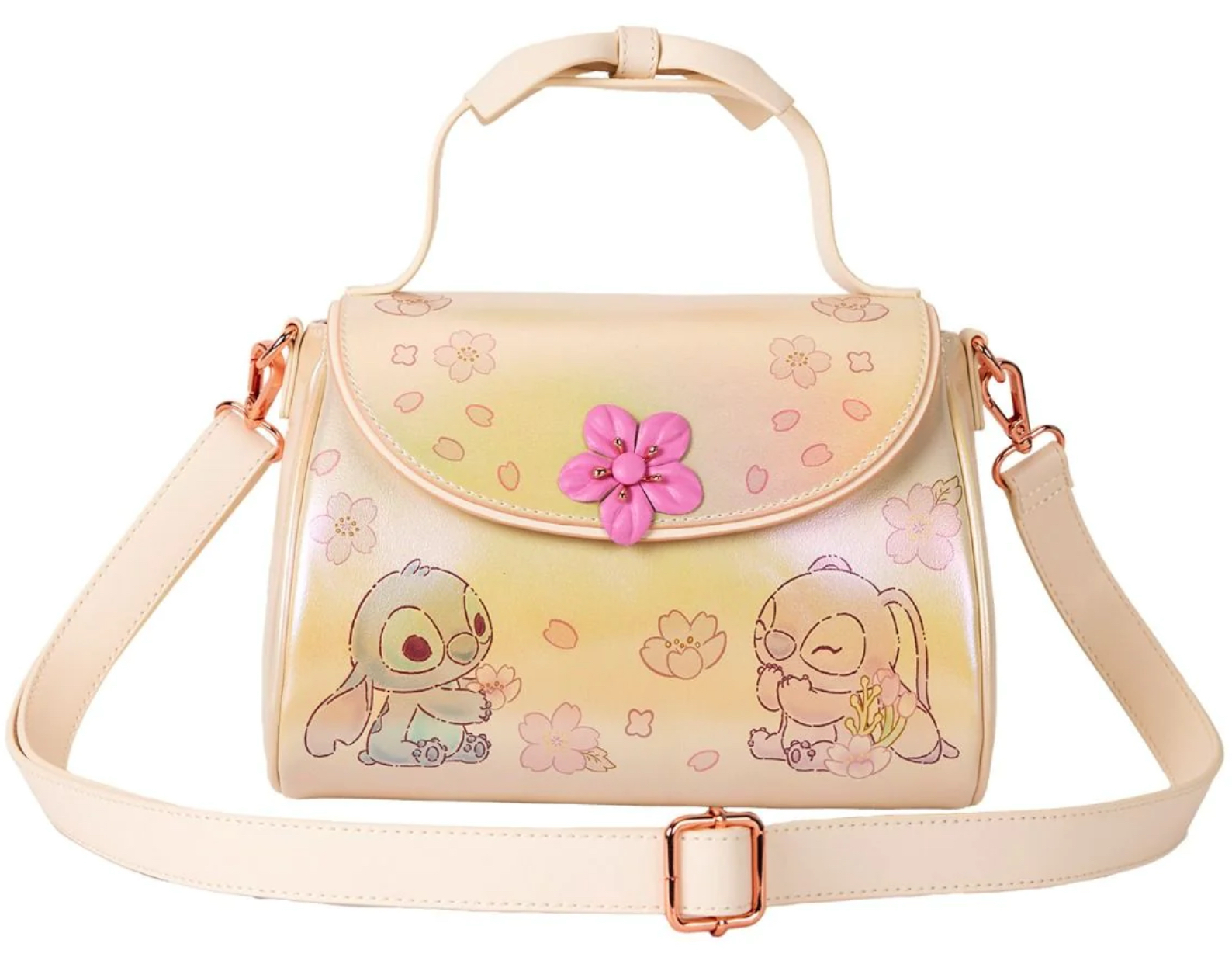 Loungefly: Disney Cute Stitch Bow Handle Crossbody Bag