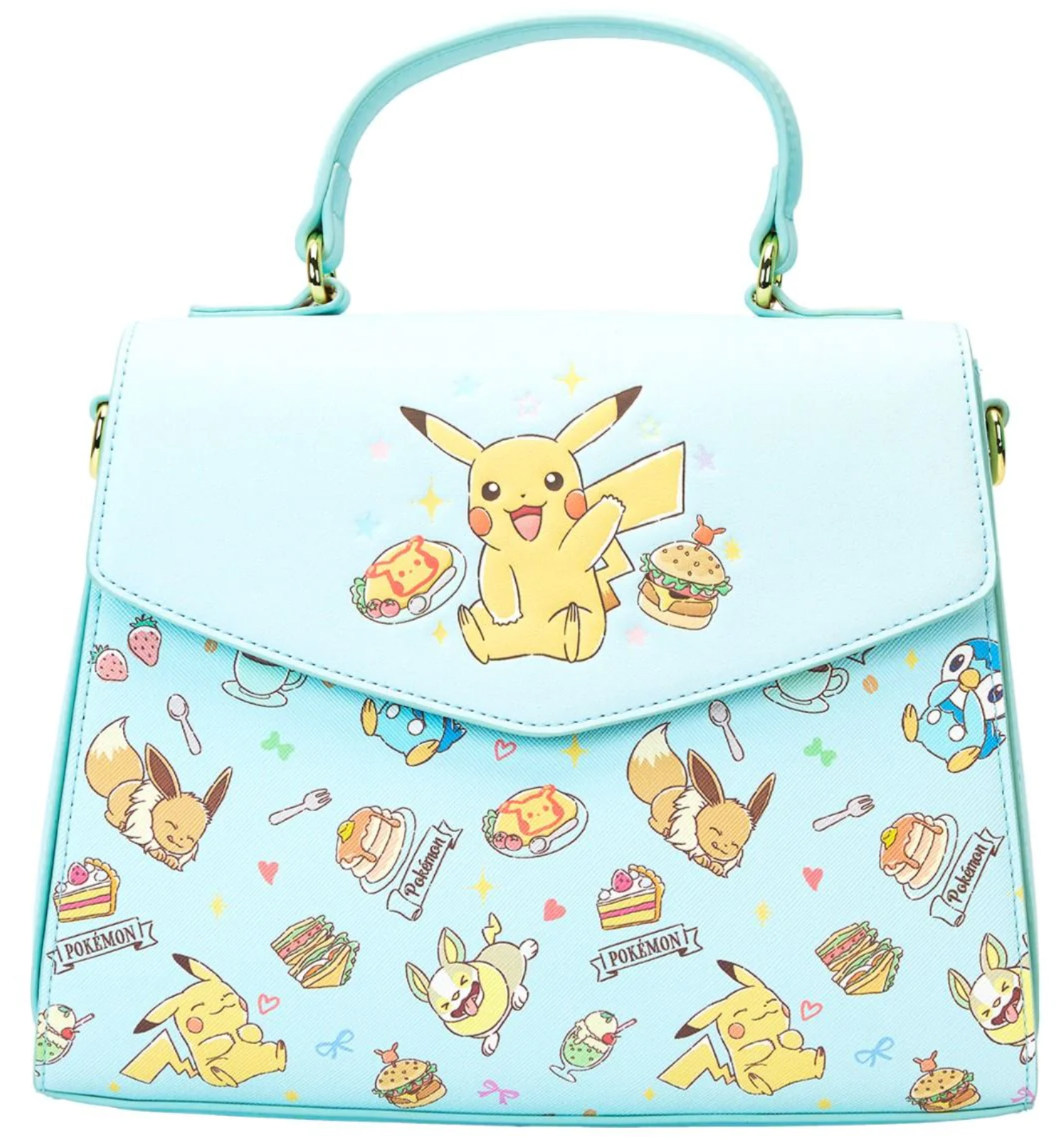 Loungefly: Pokémon Cafe Crossbody Bag with Pikachu and Eevee