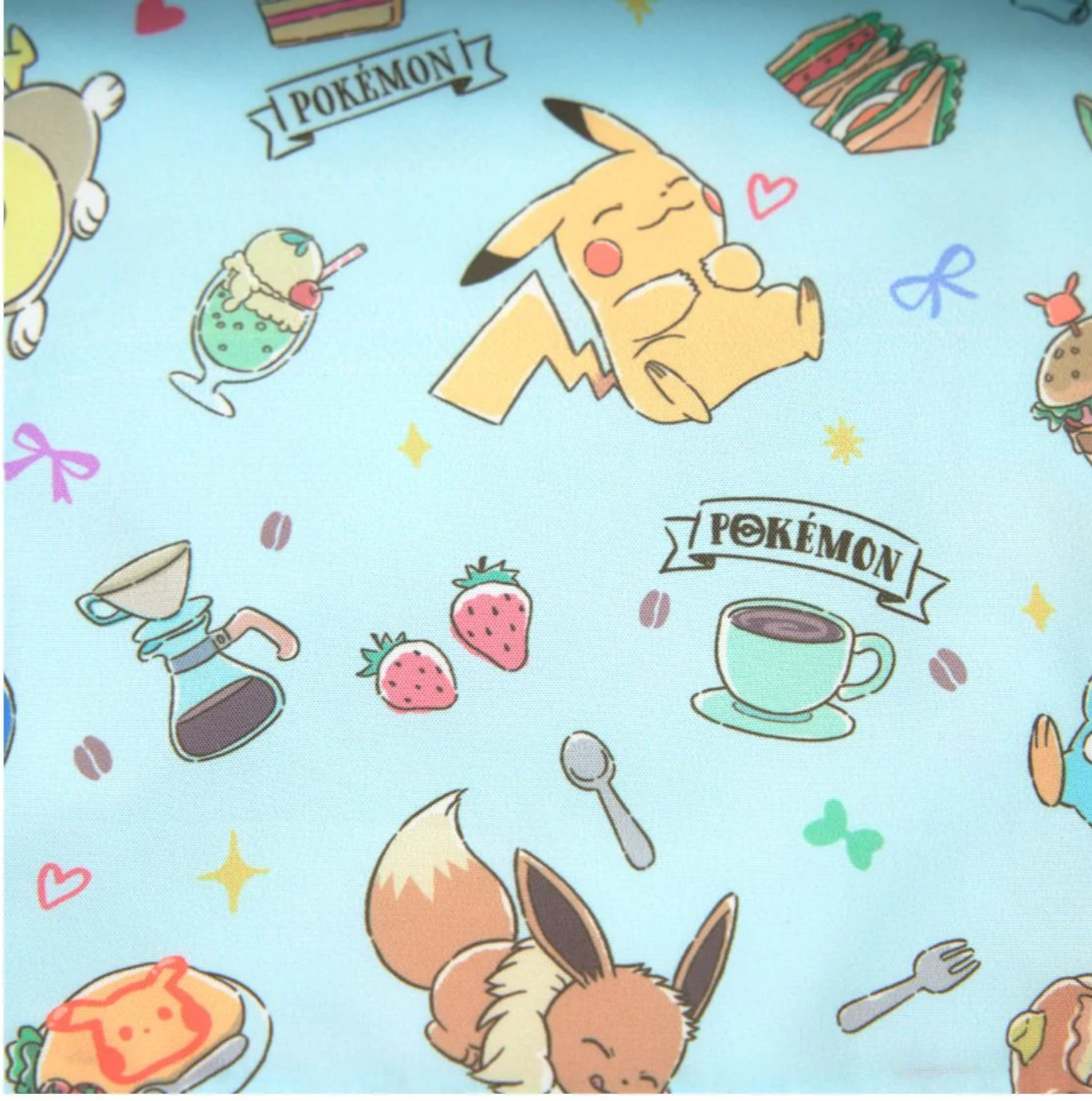 Loungefly: Pokémon Cafe Crossbody Bag with Pikachu and Eevee