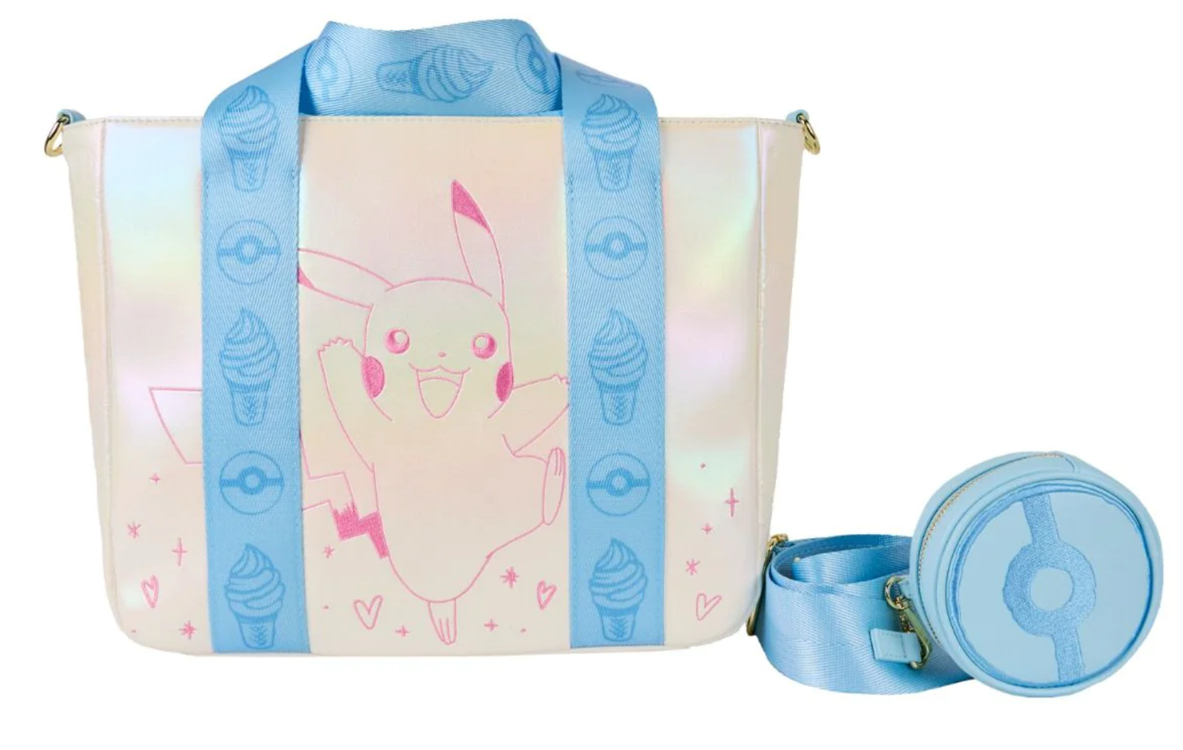 Loungefly: Pokemon Pikachu Tote Bag With Coin Bag