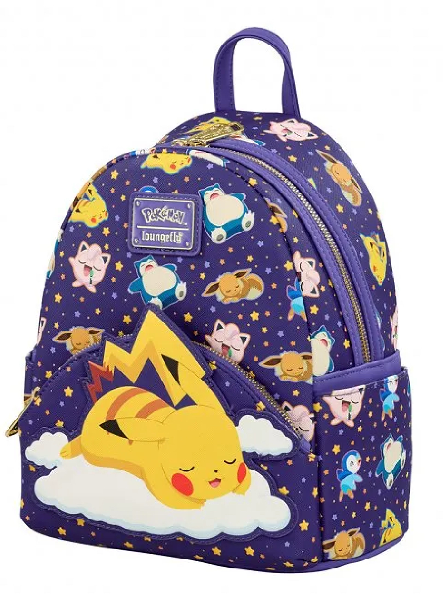 Loungefly: Pokemon Sleeping Pikachu And Friends Mini Backpack