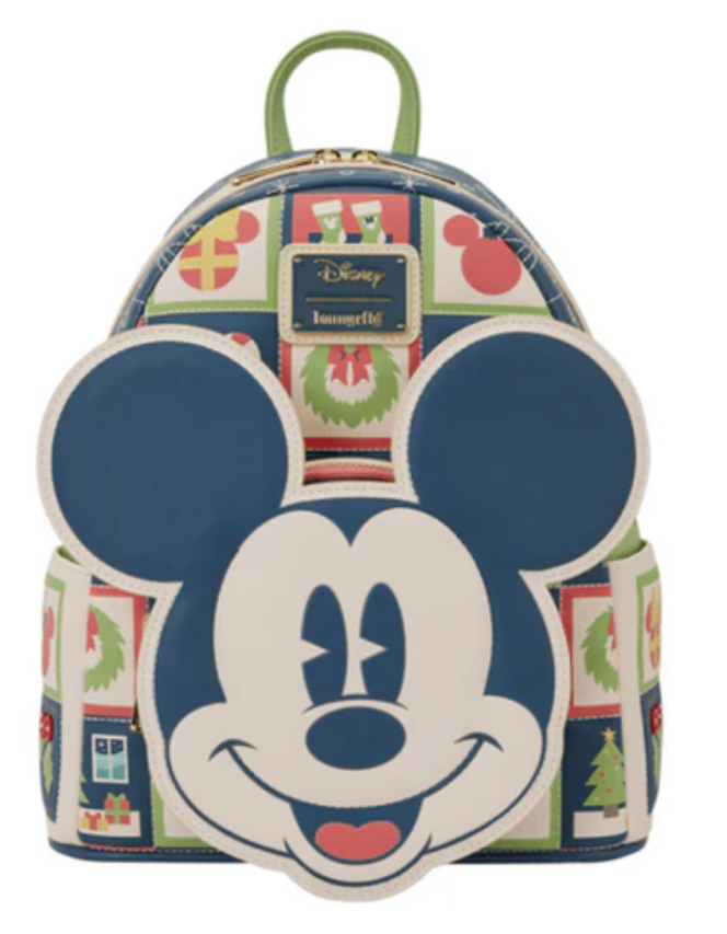 Loungefly: Disney Mickey & Minnie Holiday Mini Backpack