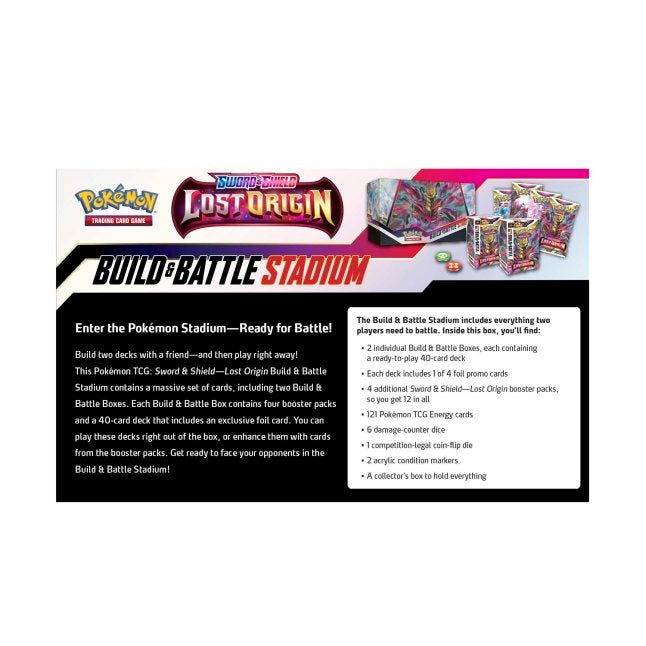 Pokemon TCG: Lost Origin Build and Battle Stadium Sealed