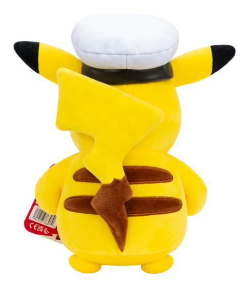 Pokémon: 8" Captain Pikachu Plush – Official