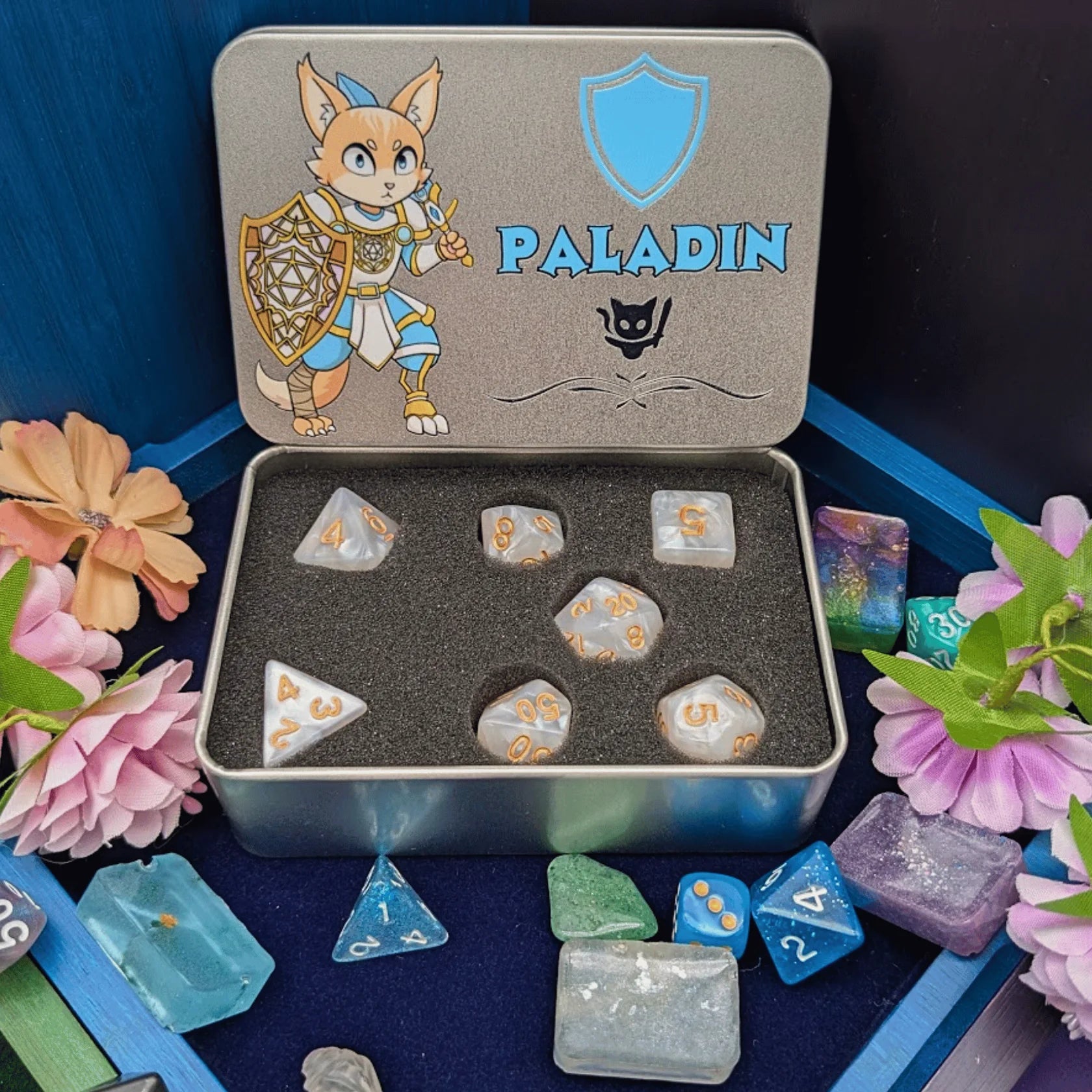 Mystery Dice Goblin: RPG Class Dice Tin - Paladin