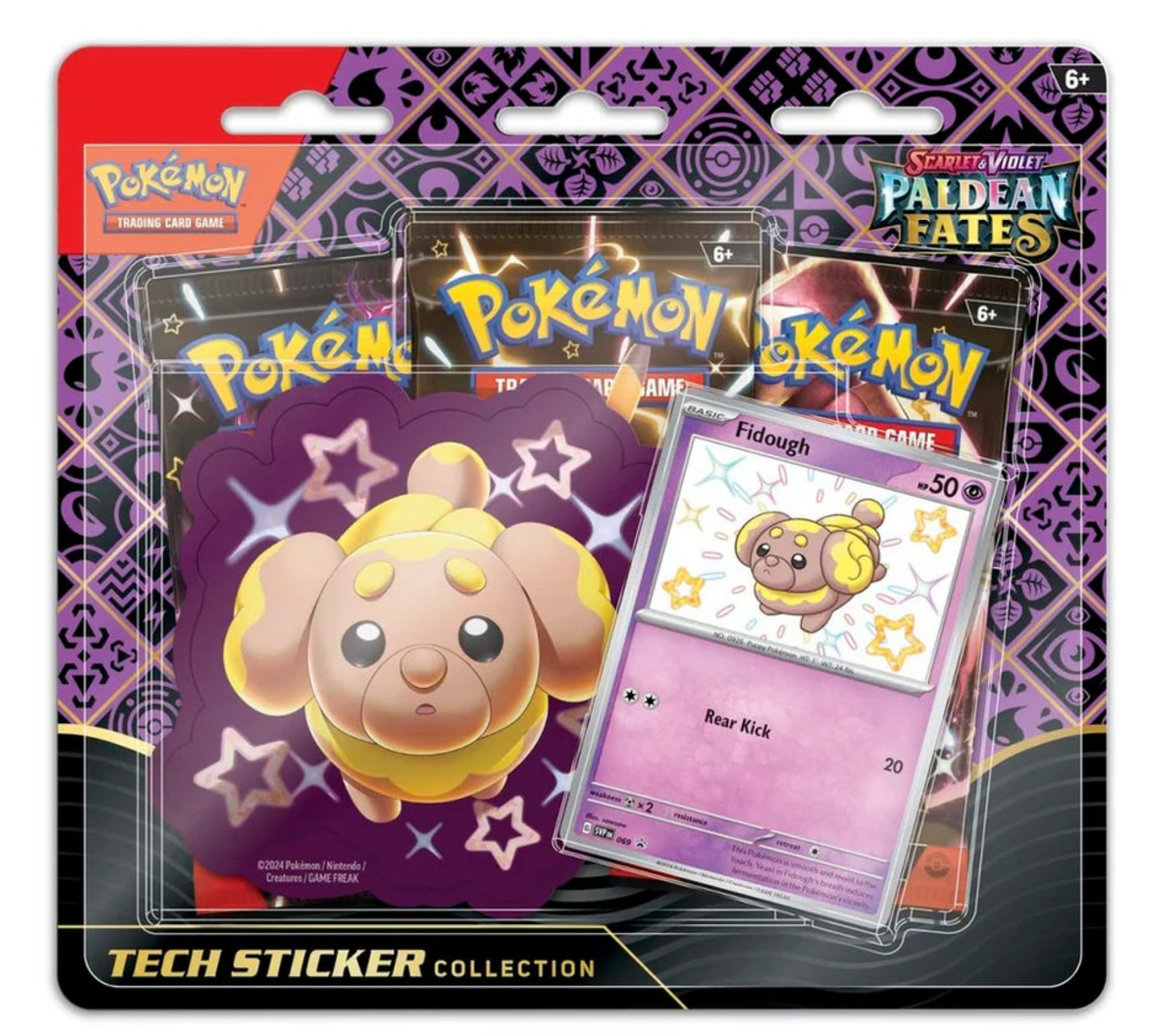 Pokémon TCG: Paldean Fates Tech Sticker Triple Blister