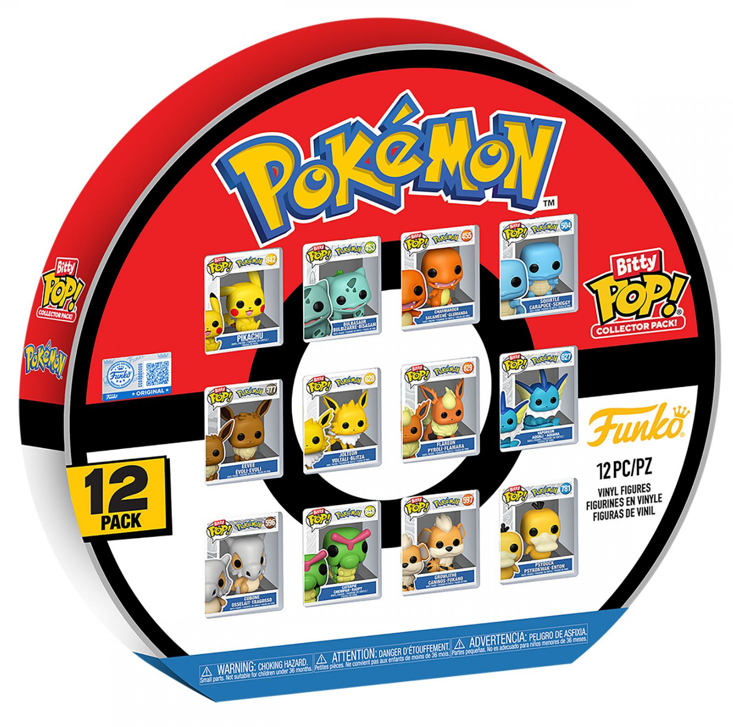 Pokémon: Pikachu and Friends Funko Bitty Pop 12-Figure Set