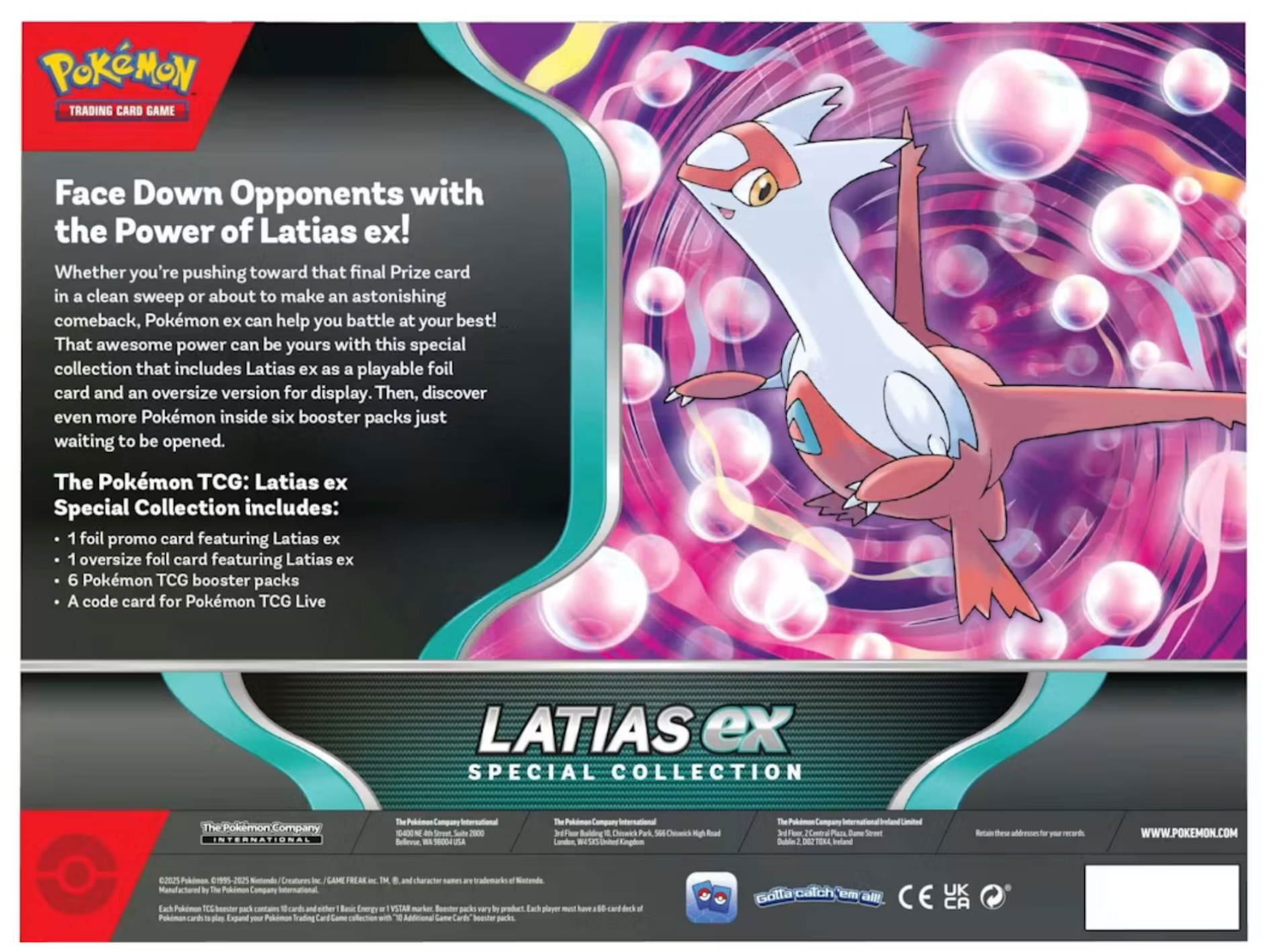 Pokémon Latias ex Special Collection Box