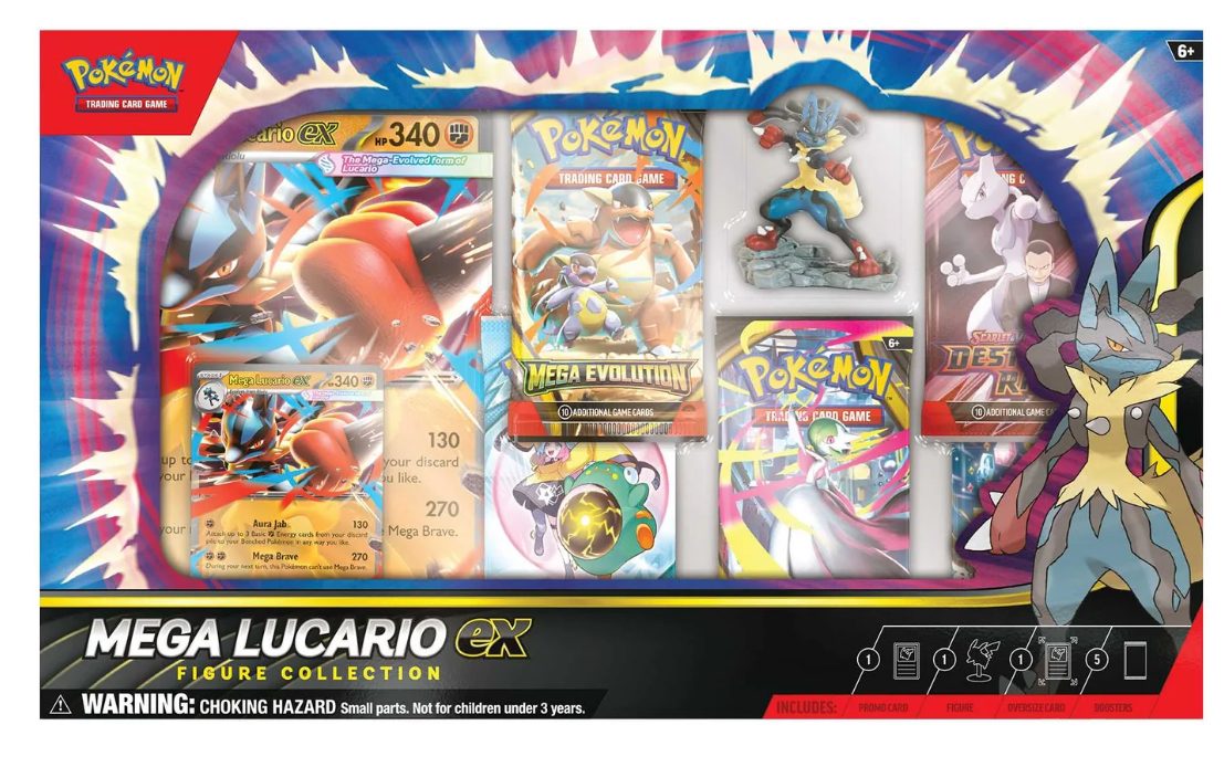 Pokémon Trading Card Game (TCG): Mega Lucario ex Card Collection