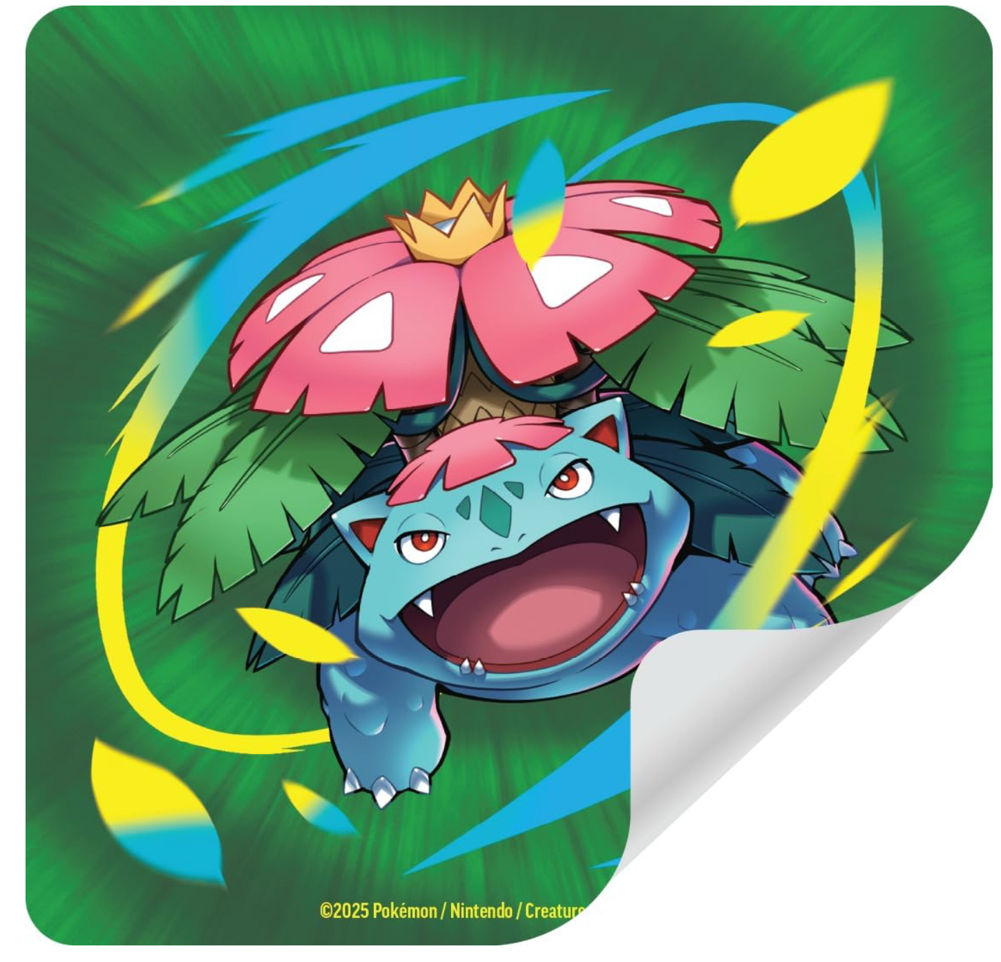 Pokémon TCG: Mega Venusaur ex Premium Collection (1 Foil Promo Card, 1 Oversize Lenticular Promo Card & 8 Booster Packs)
