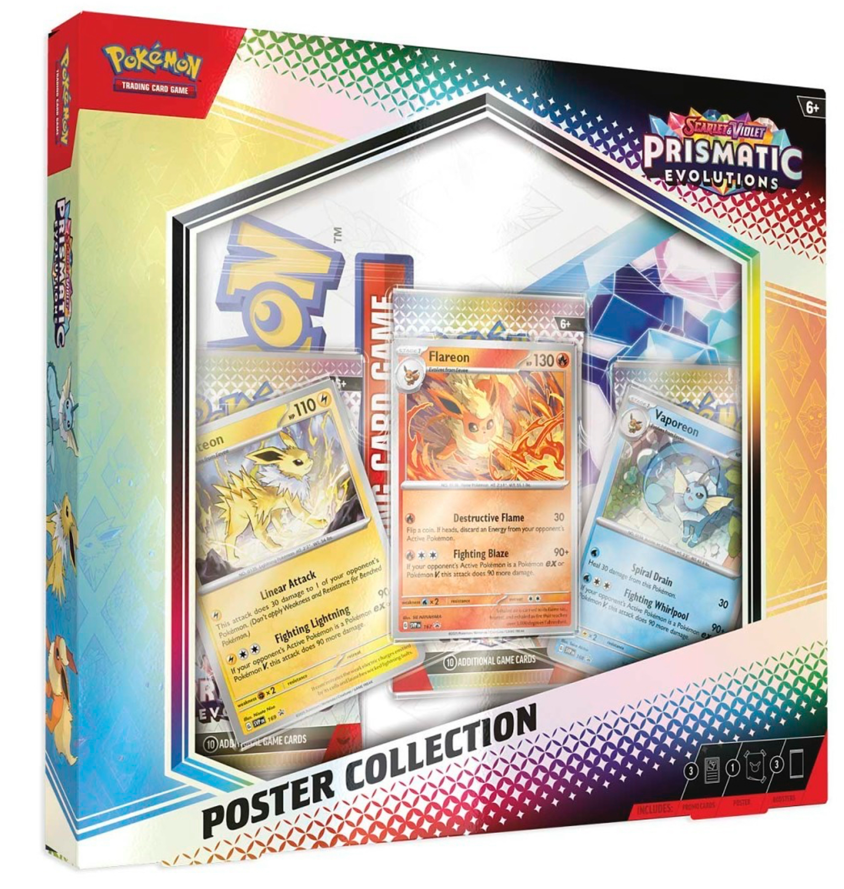 Pokémon TCG: Scarlet & Violet-Prismatic Evolutions Poster Collection