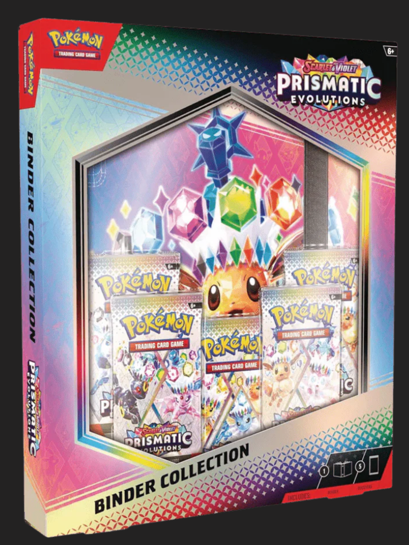 Pokemon Prismatic Evolutions Binder Collection