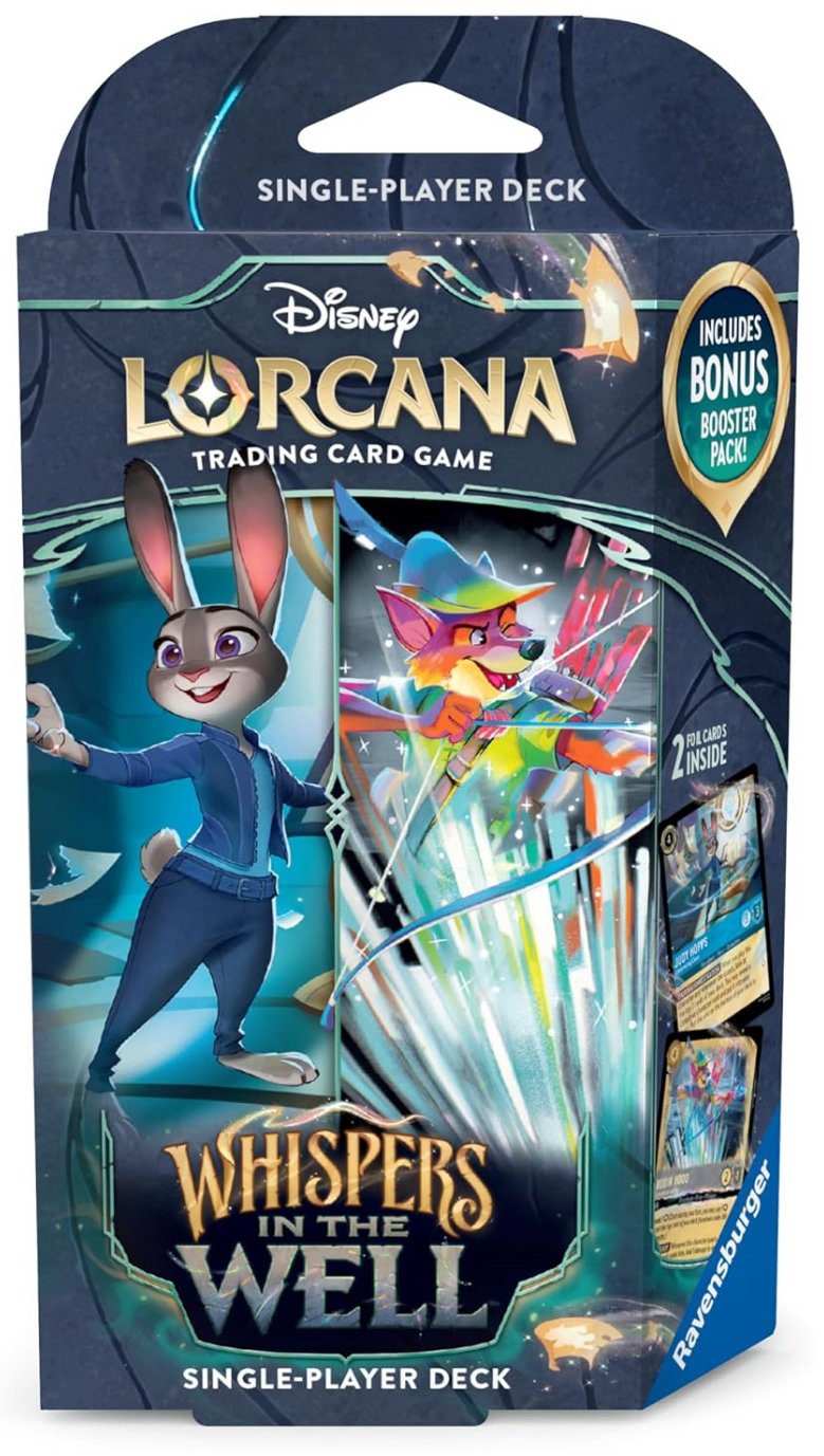 Disney Lorcana: Whispers in The Well Starter Deck | 60-Card Ready-to-Play Deck