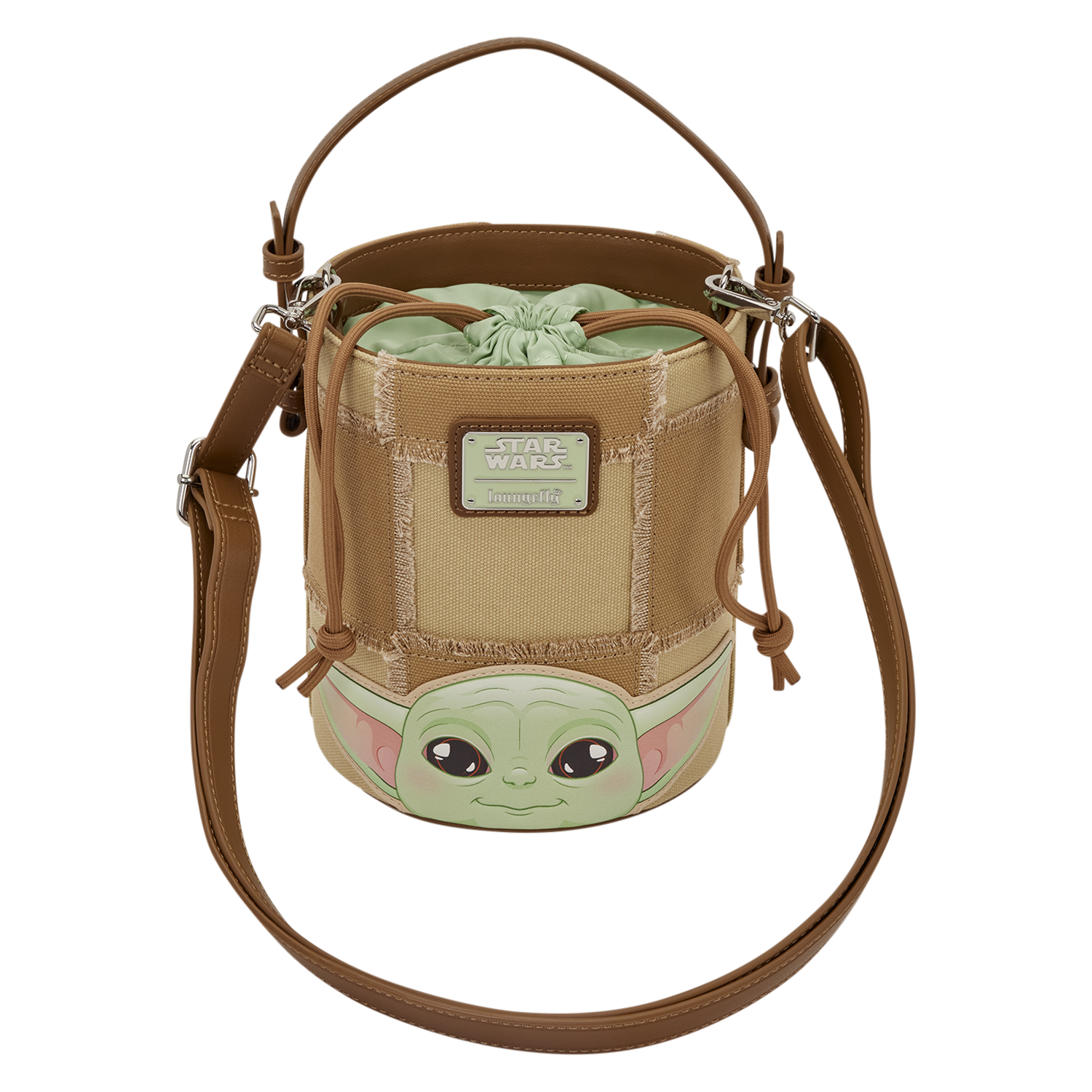 Loungefly Star Wars The Mandalorian Grogu & Anzellan Crossbody Bag