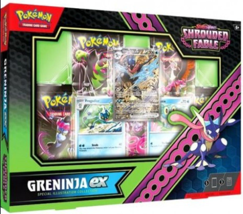 Pokemon: Shrouded Fable Kingdra & Greninja ex Special Collection (1 Random)
