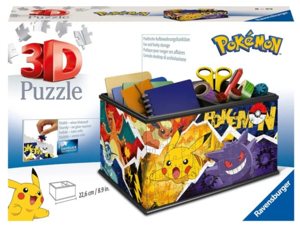Ravensburger: Pokemon 3D Puzzle Storage Box