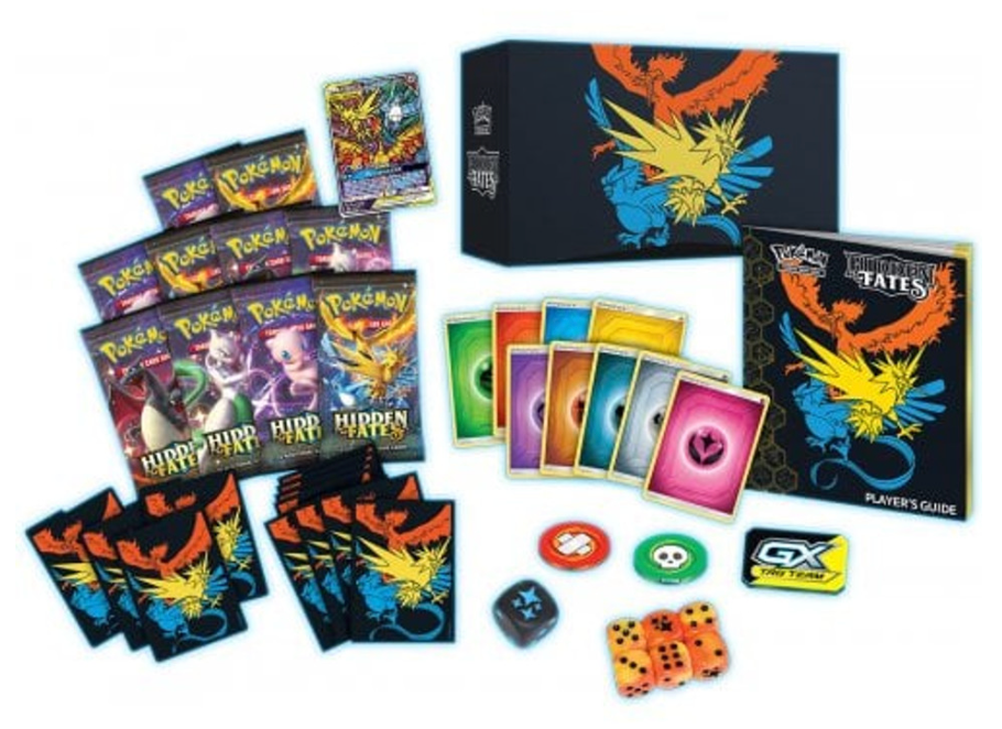 Pokemon: Hidden Fates - Elite Trainer Box ETB (Sealed) with Grail Guard Acrylic Case