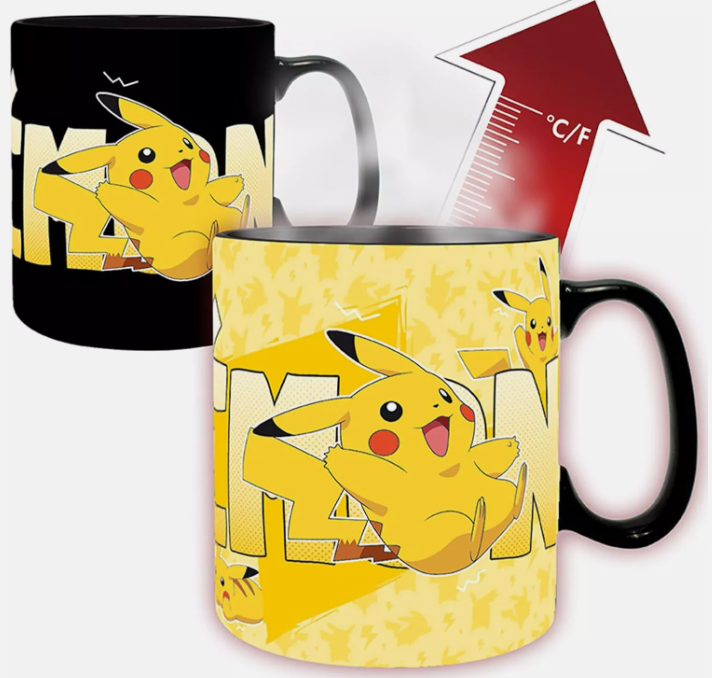 Pikachu Heat Changing Mug