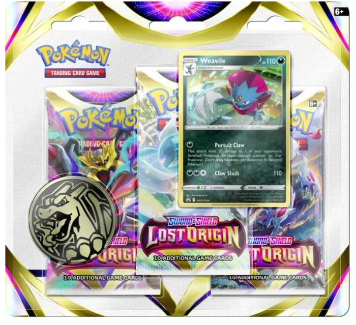 Pokemon: Lost Origins Triple Blister