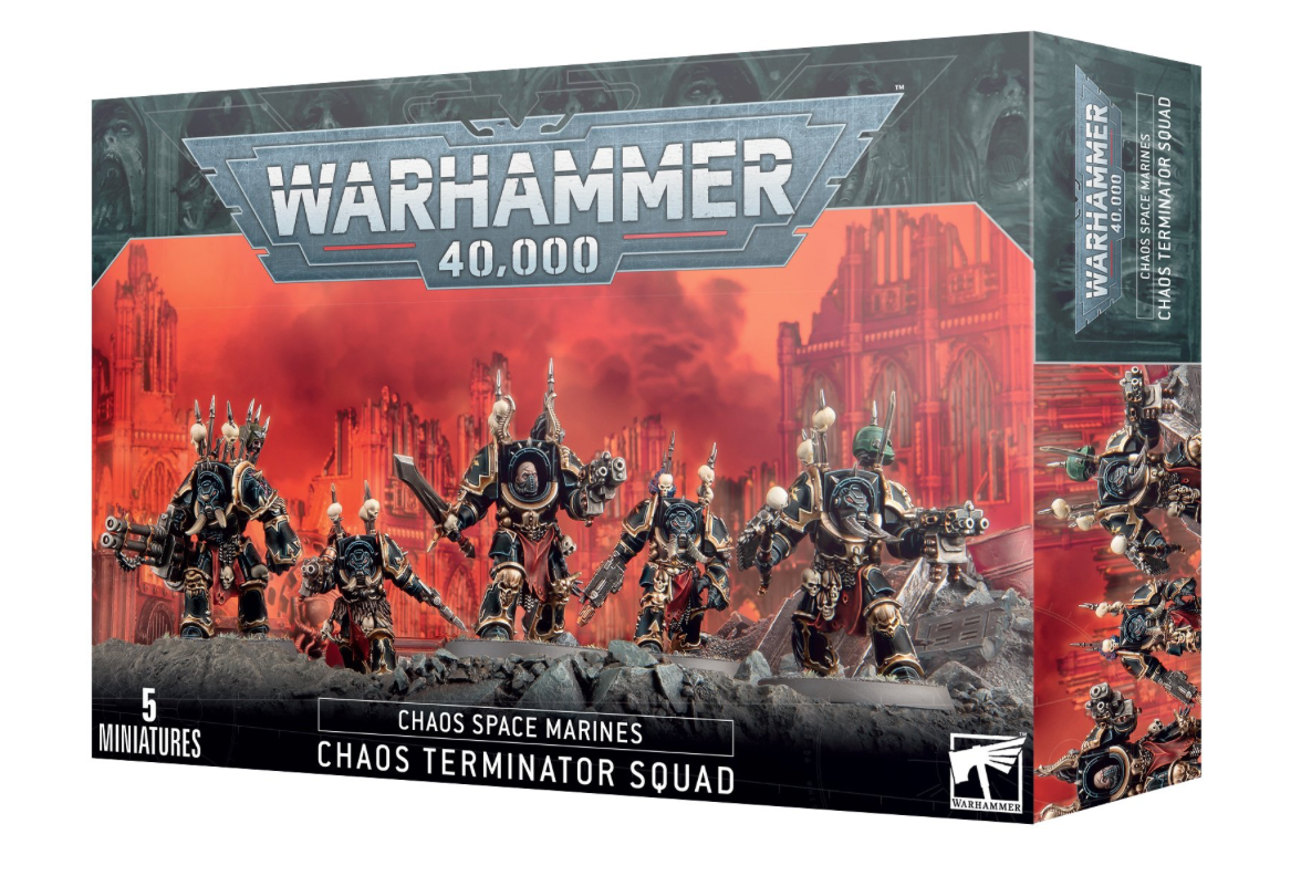 CHAOS SPACE MARINES: CHAOS TERMINATOR SQUAD