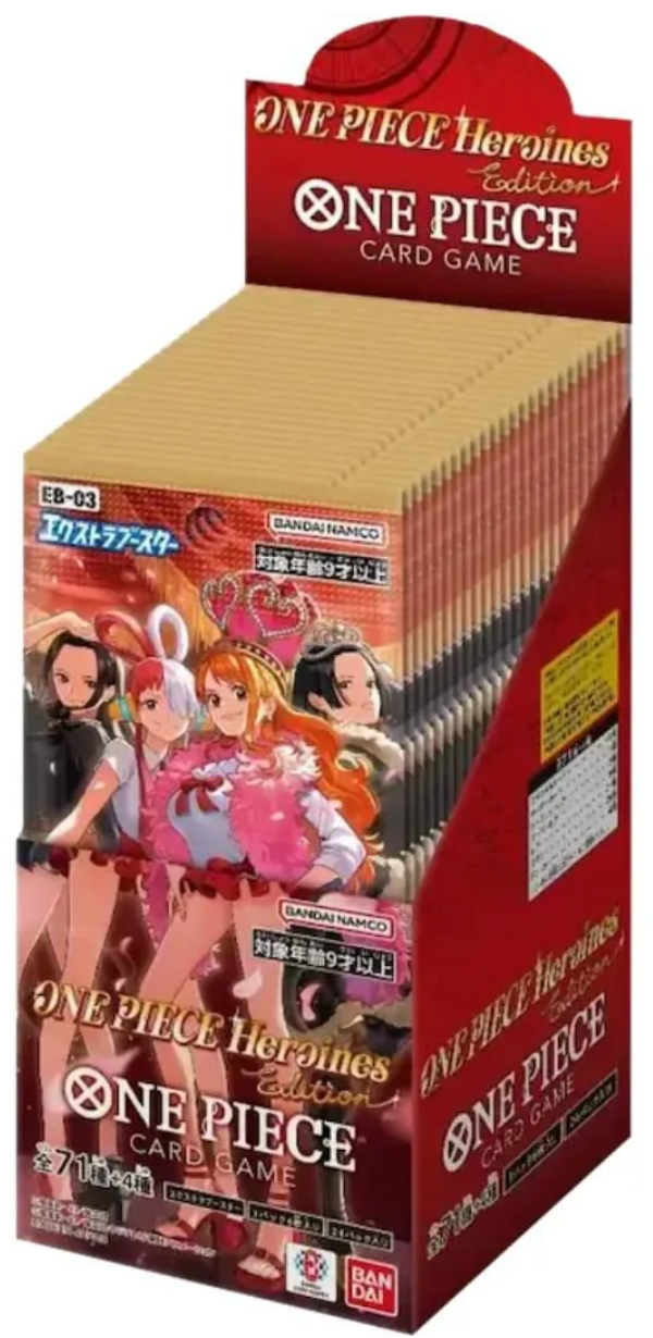 One Piece Card Game: EB-03 Extra Booster Heroines Edition Box Japanese