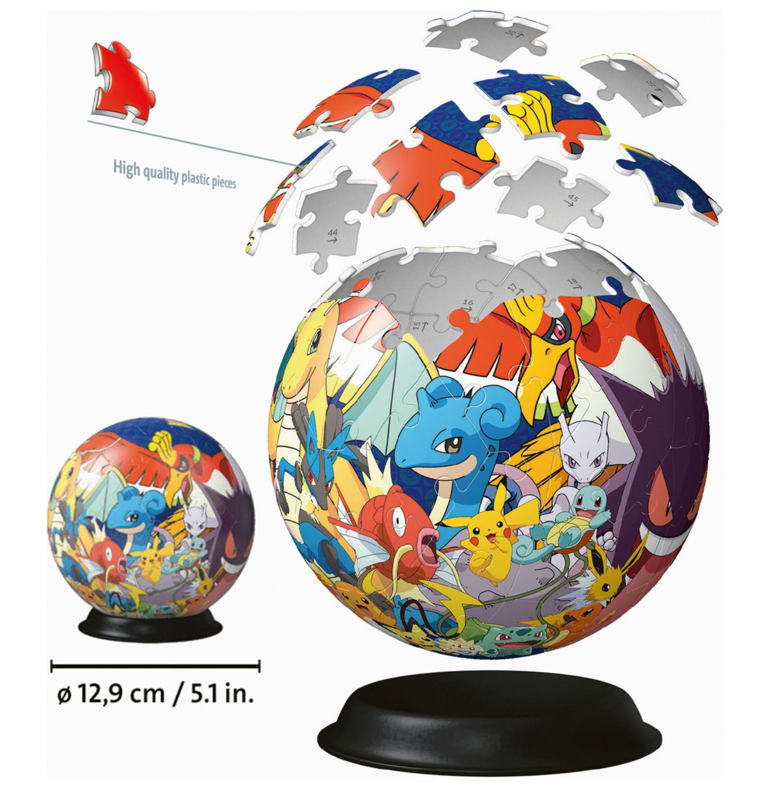 Pokemon 72 Piece 3D Puzzle (Ho-oH)