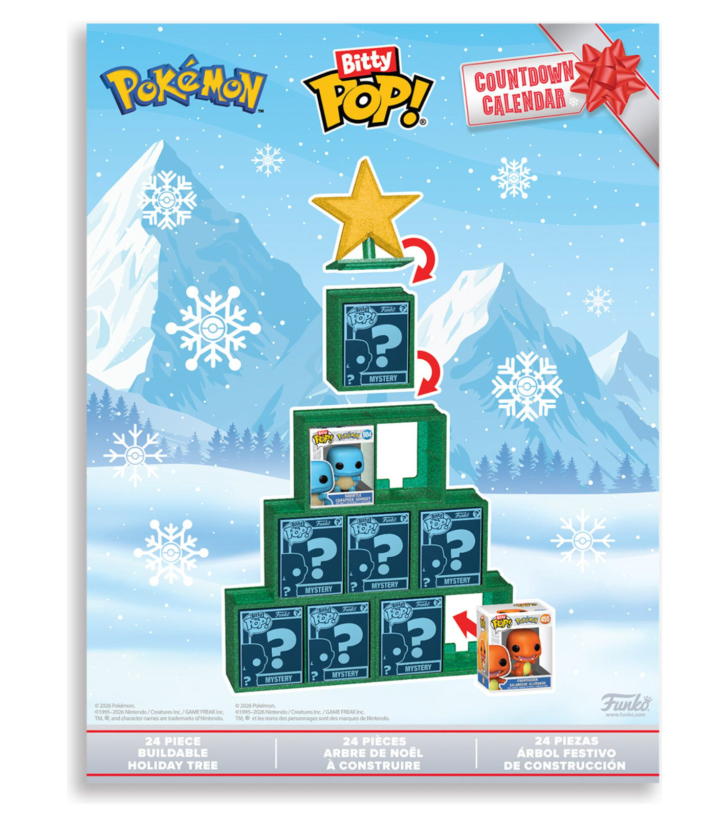 Bitty Pop! Pokemon Advent Countdown Calendar