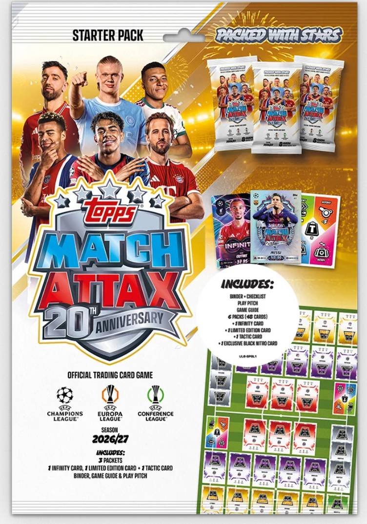 Topps Match Attax UCC 2026/27 - Starter Pack