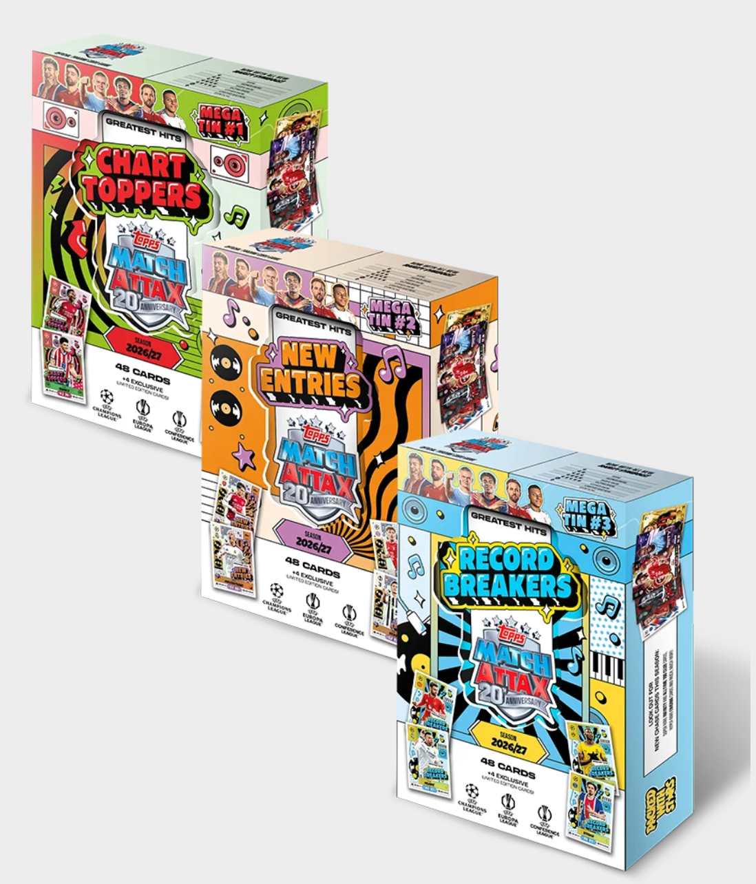 Topps Match Attax UCC 2026/27 - Mega Tin Bundle