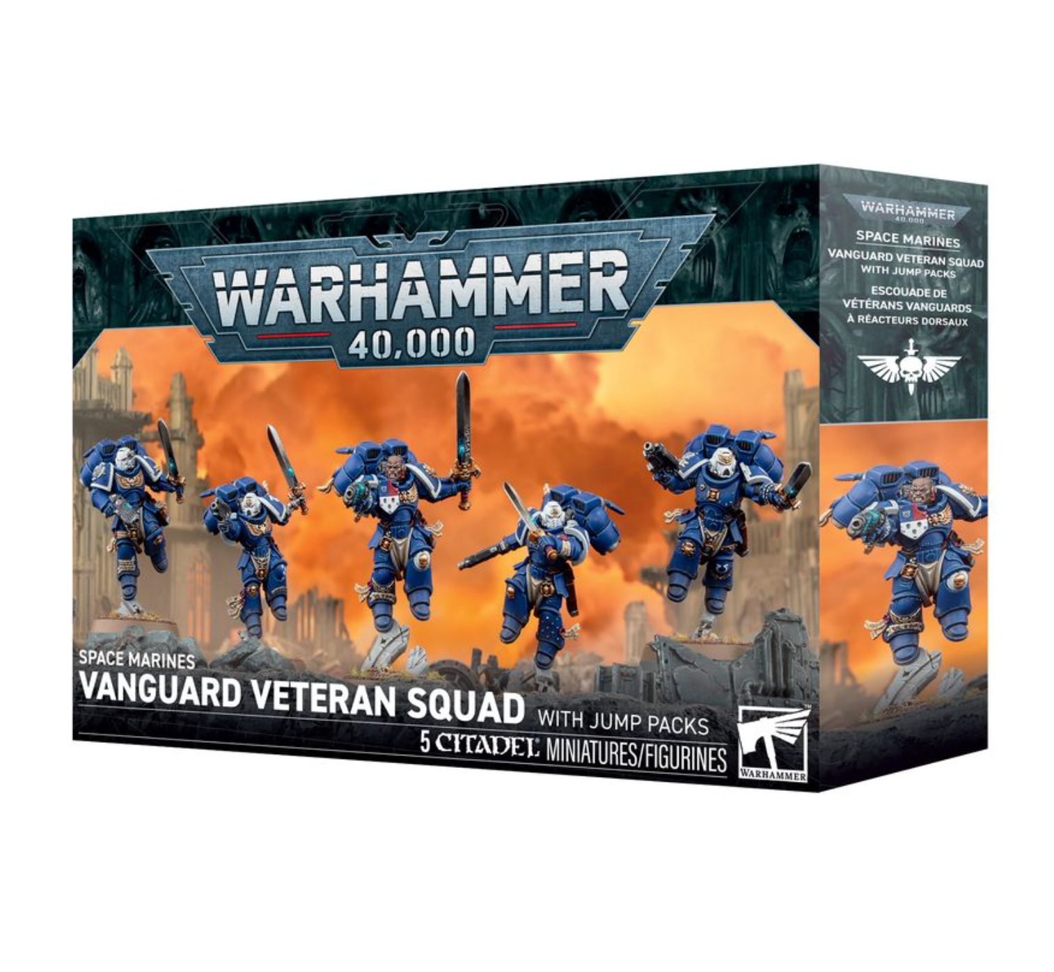 Warhammer 40k Space Marines Vanguard Veteran Squad with Jump Packs Pre-Order 3/10/26