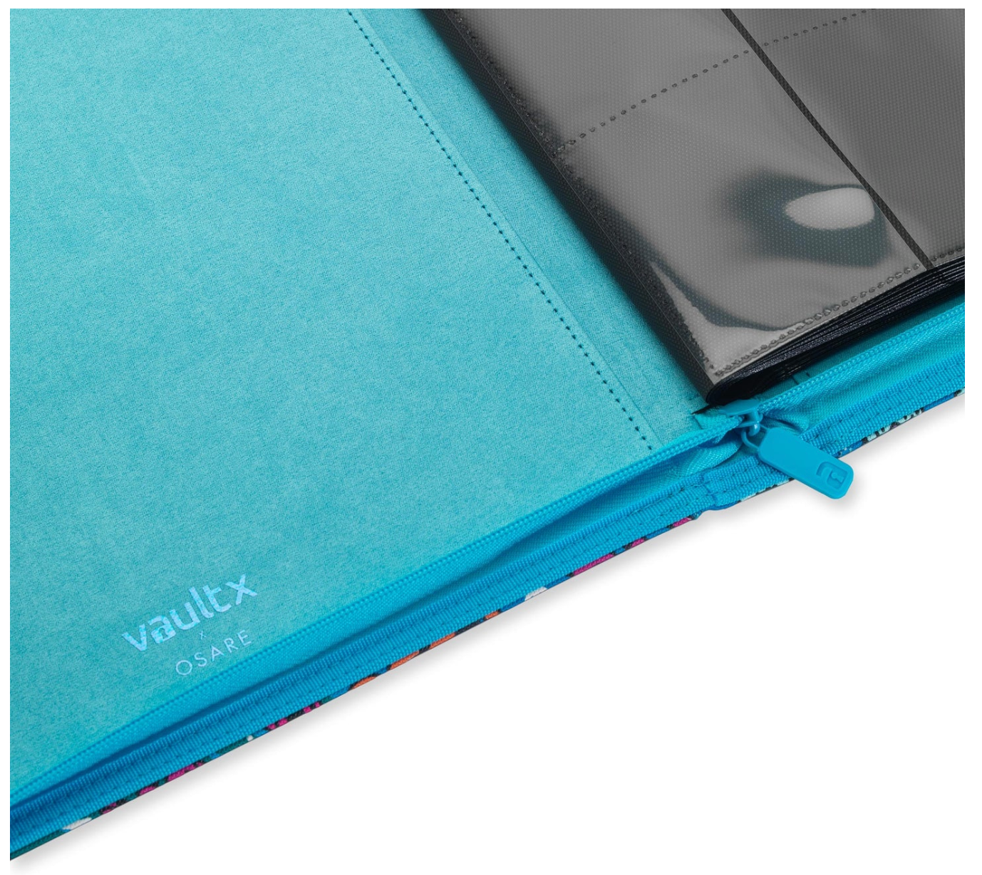 VaultX: 12 Pocket Premium Zip Binder Water - Osare