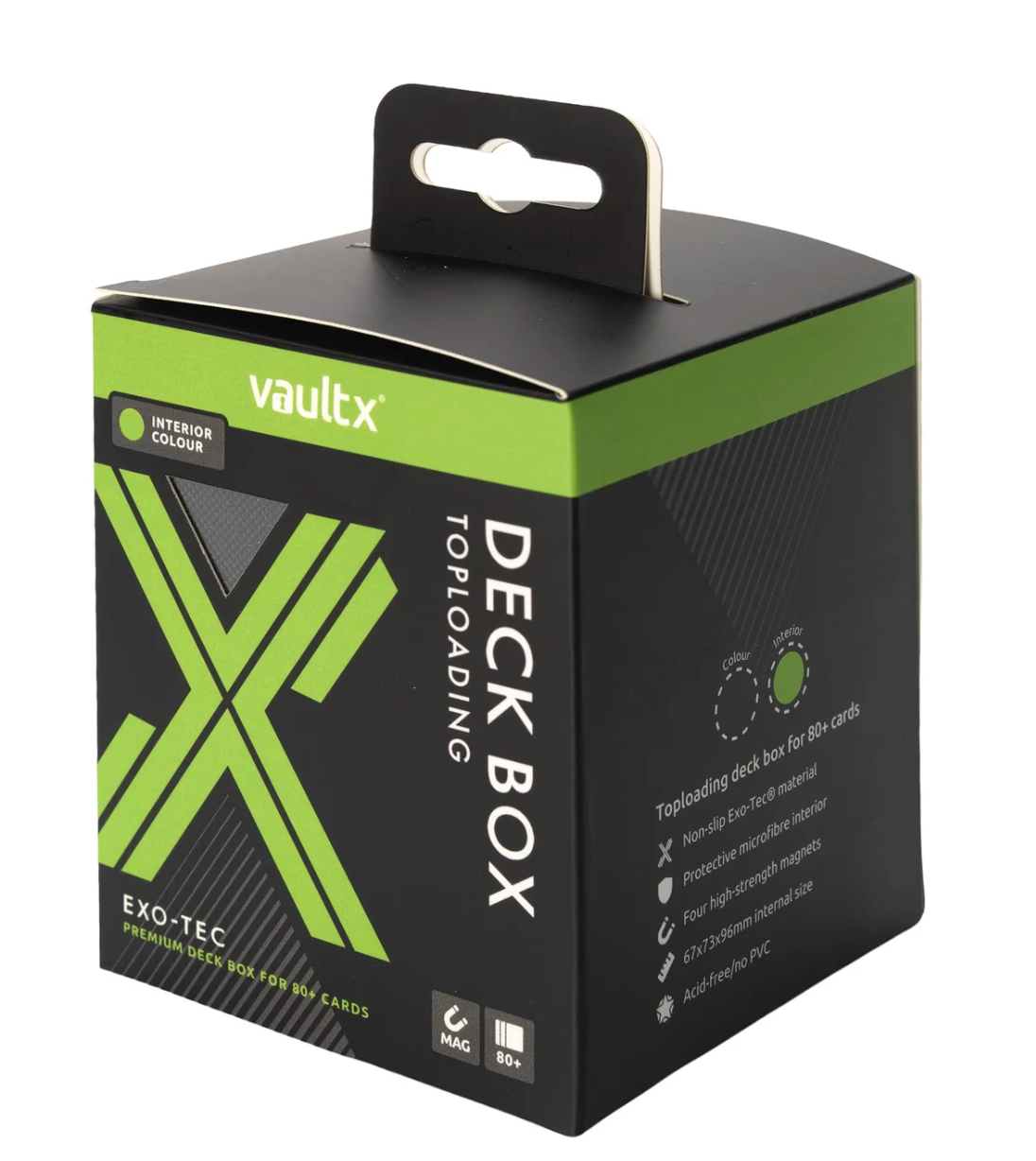 VaultX: Exo-Tec® Toploading Deck Box 80+ Vault Green
