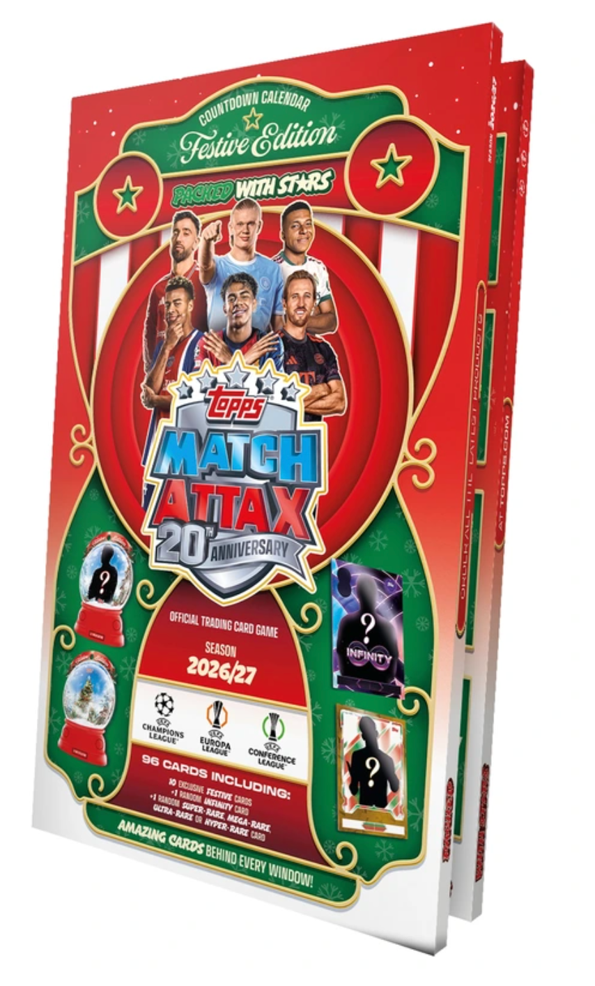 Match Attax UEFA Club Competitions 2026/27 Advent Calendar
