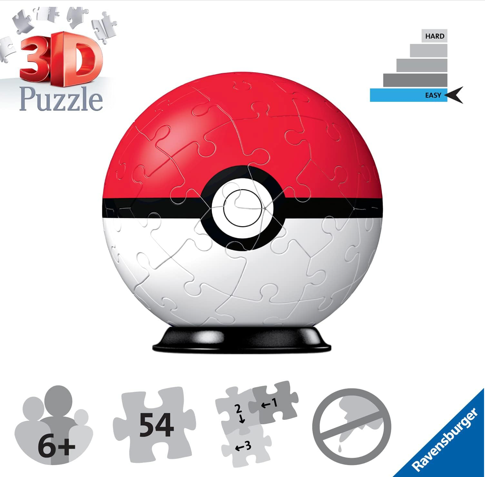 Ravensburger: Pokemon - 3D Poke Ball Puzzle