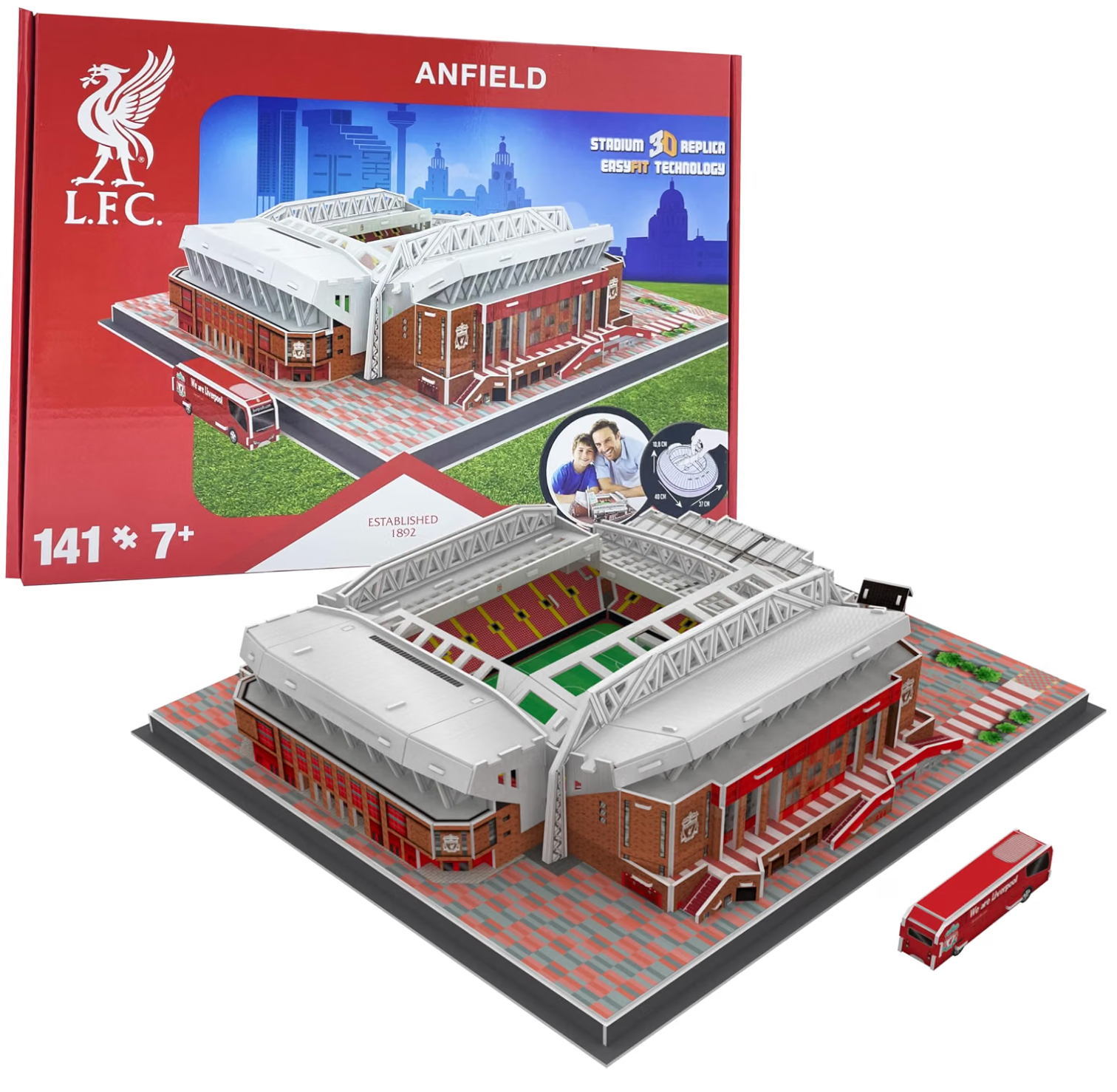 Liverpool Anfield Stadium 3D Puzzle