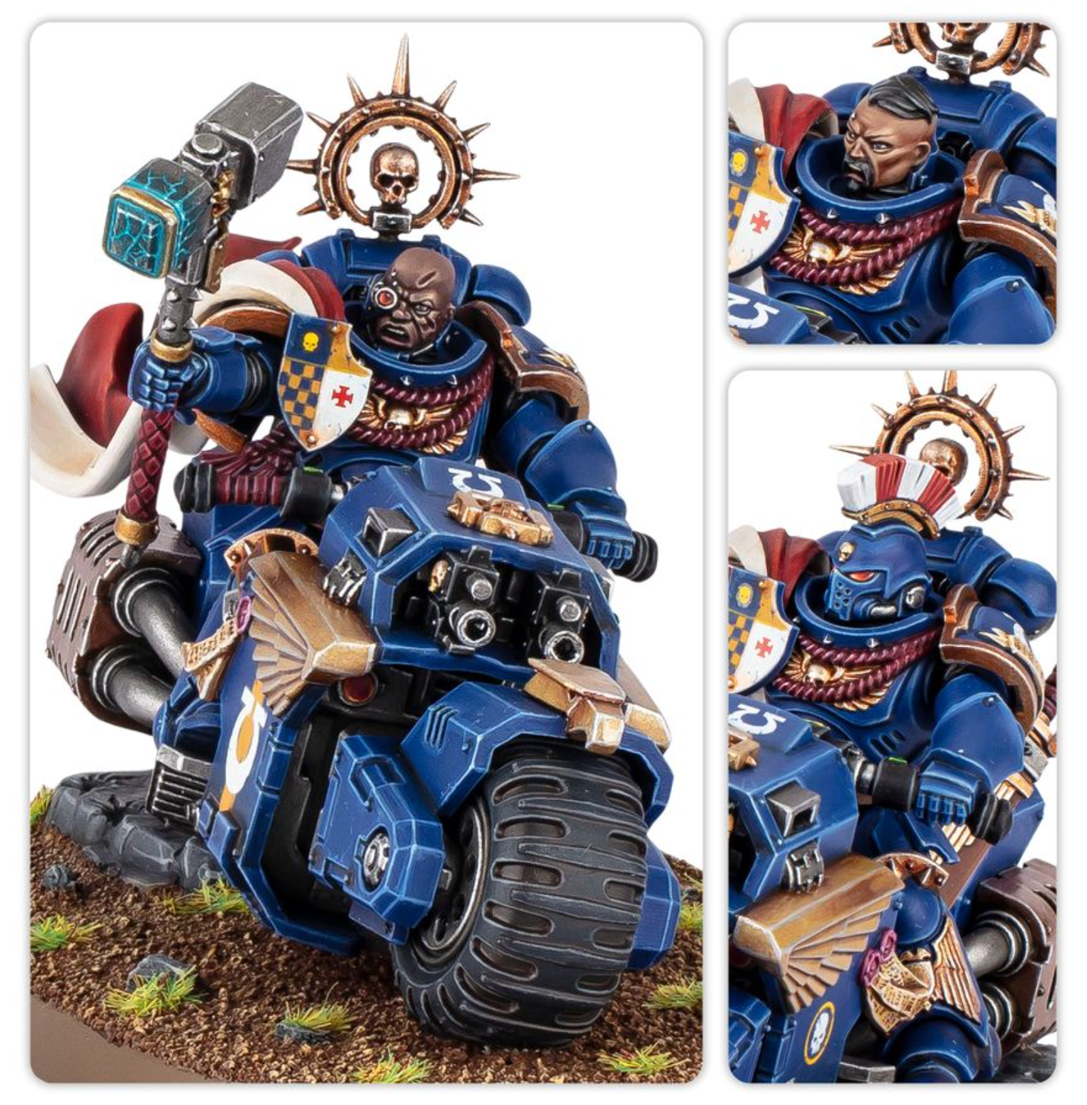 Warhammer Space Marines Captain on Bike Pre-Order 3/10/26