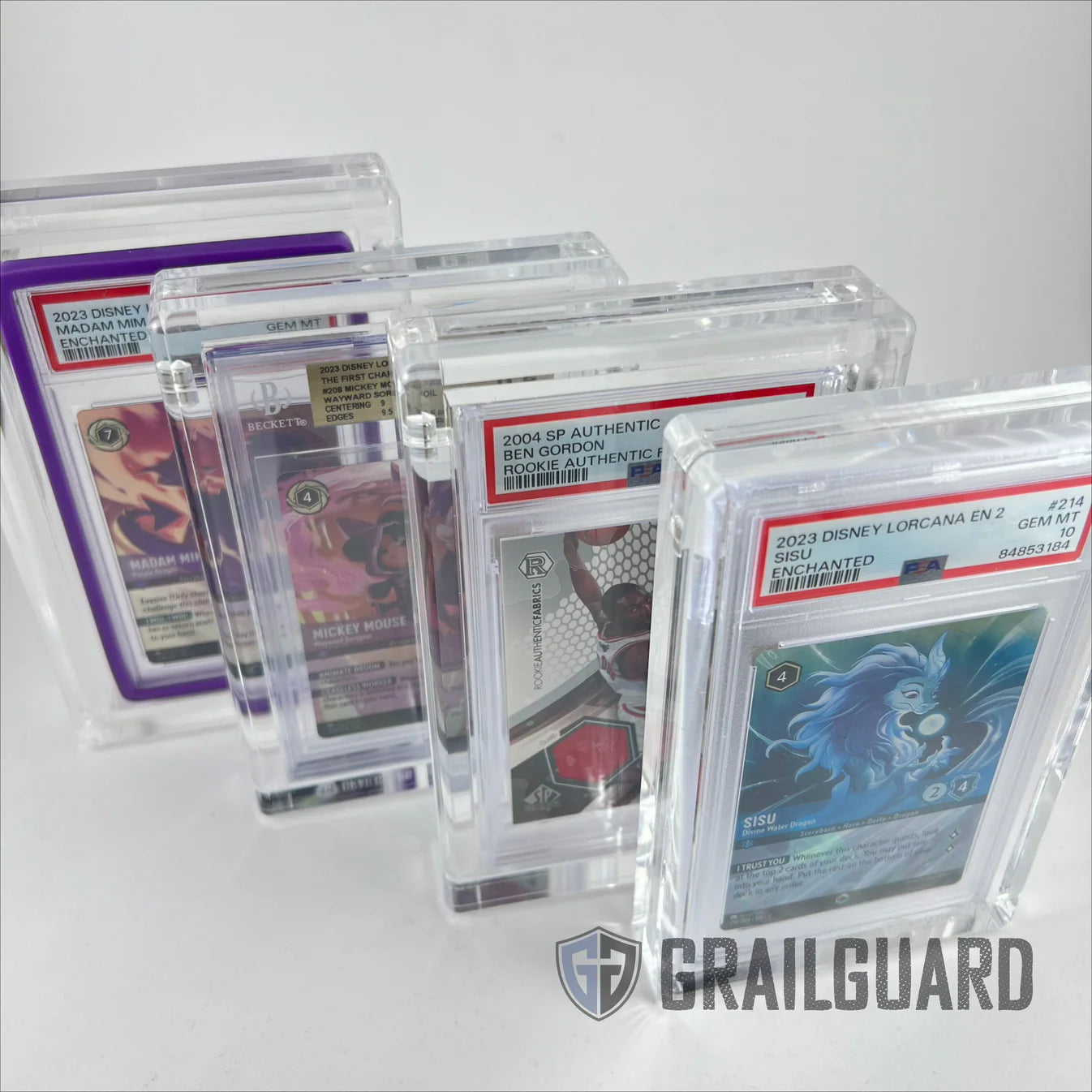 Grail Guard: Graded Card Premium Acrylic Magnetic Ultra Thick Display Case ACE - Prismatic Edges